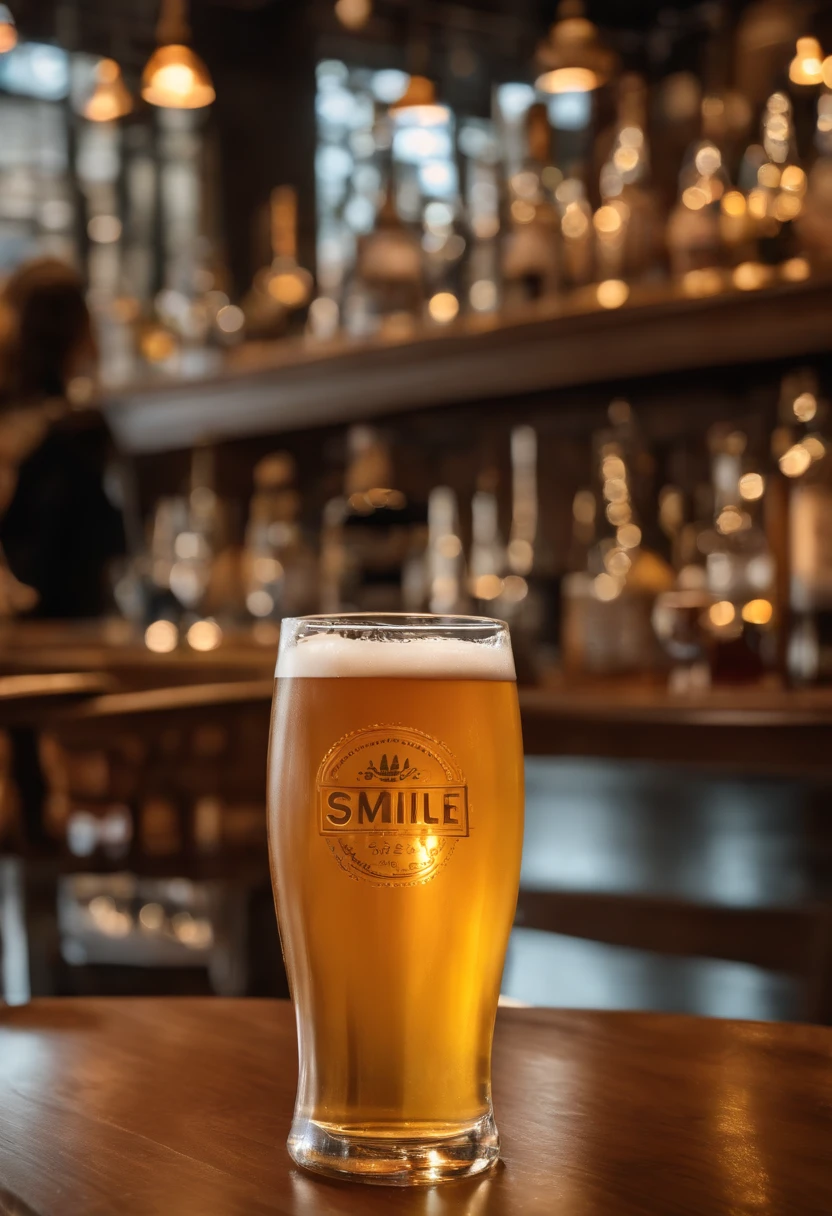 (超High Resolution、photorealestic、topquality、photorealestic)、(8K、RAW photo、topquality、tmasterpiece)、restaurant、4 men and women over the age of 40、Everyone drinks beer、Bright interior、((The lighting is bright))、ssmile、laughing