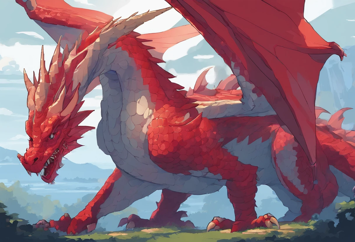 Male feral dragon seen from below, balls,sheath anatomy ,beautiful eyes,beautiful face,explicit art(artwork by scafen)