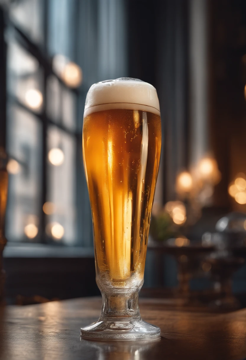 (Beer in a glass in the form of ), A puddle of beer on the table, restaurant, portraite of a, (sharp-focus: 1.2), photo (American Apartment), in a Parisian coffee shop, (Beautiful reflections: 1.1), Detailed pleats, Delicious testicles, (hard: 1.2), (Moderate lighting,: 1.2), Depth of field, bokeh, 4k, HDR. Cover photo, ((skin with fine spots and wrinkles), (moody lighting: 1.2)