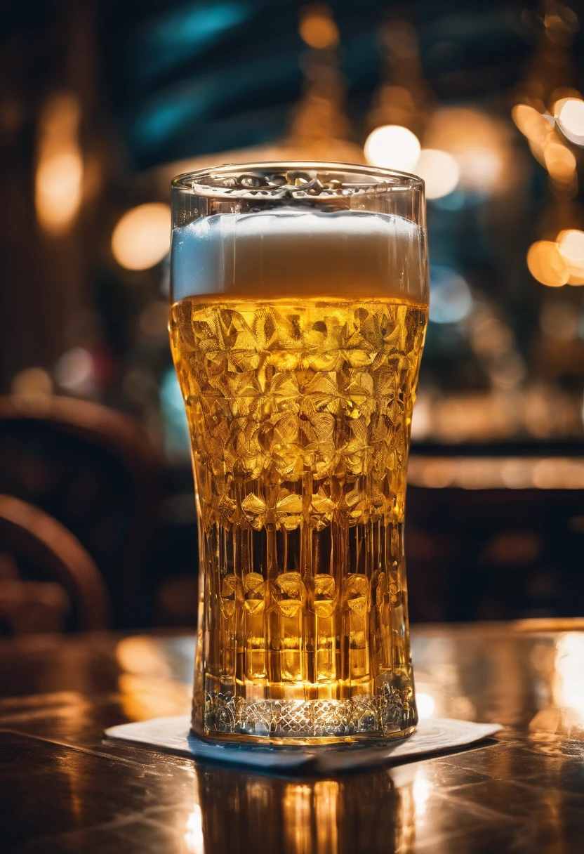 (Beer in a glass in the form of ), A puddle of beer on the table, restaurant, portraite of a, (sharp-focus: 1.2), photo (American Apartment), in a Parisian coffee shop, (Beautiful reflections: 1.1), Detailed pleats, Delicious testicles, (hard: 1.2), (Moderate lighting,: 1.2), Depth of field, bokeh, 4k, HDR. Cover photo, ((skin with fine spots and wrinkles), (moody lighting: 1.2)