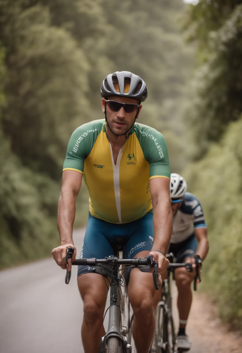 brazillian cyclist couple