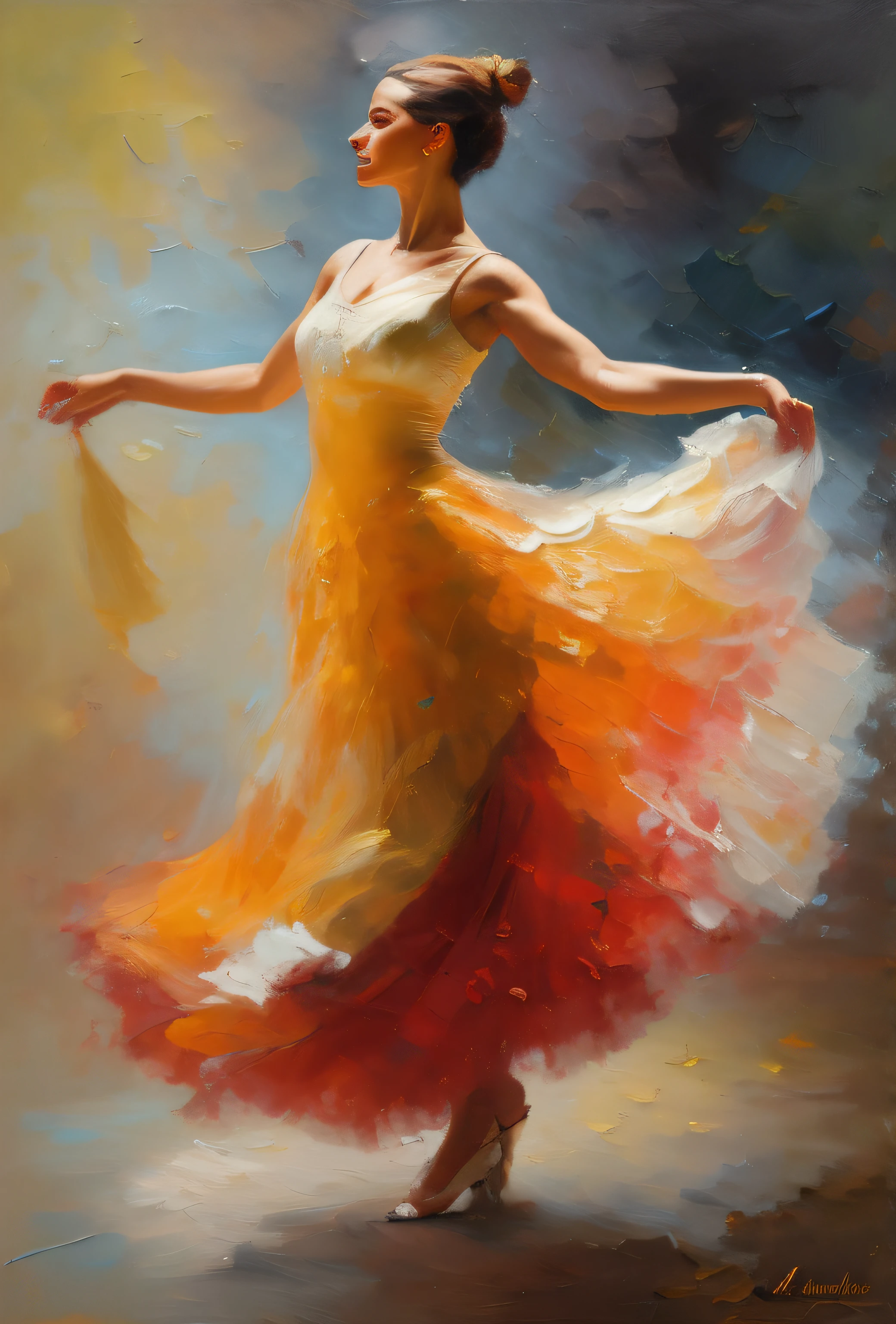 Young classical dancer, con una pose de ballet, Female 18 years old, Retrato tirado 8 Kobra maestra、highest qualityr、Morning、1chica en、con luz brillante、felicidad、Cool sun in the morning、(chispa:0.7) 、paseo、Paisajes