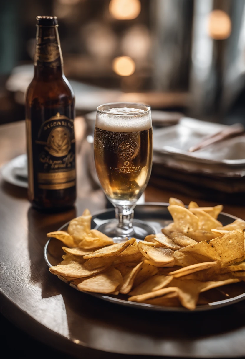 portraite of a, Superhero at the table, 30 years, Doctor Strange, (Beer in a crystal goblet, a plate of chips and an appetizer), A puddle of beer on the table, restaurant, (sharp-focus: 1.2), photo (American Apartment), in a Parisian coffee shop, (Beautiful reflections: 1.1), Detailed pleats and edges, (hard: 1.2), (Moderate lighting: 1.2), Depth of field, bokeh, 4k, HDR. Cover photo, (moody lighting: 1.2)