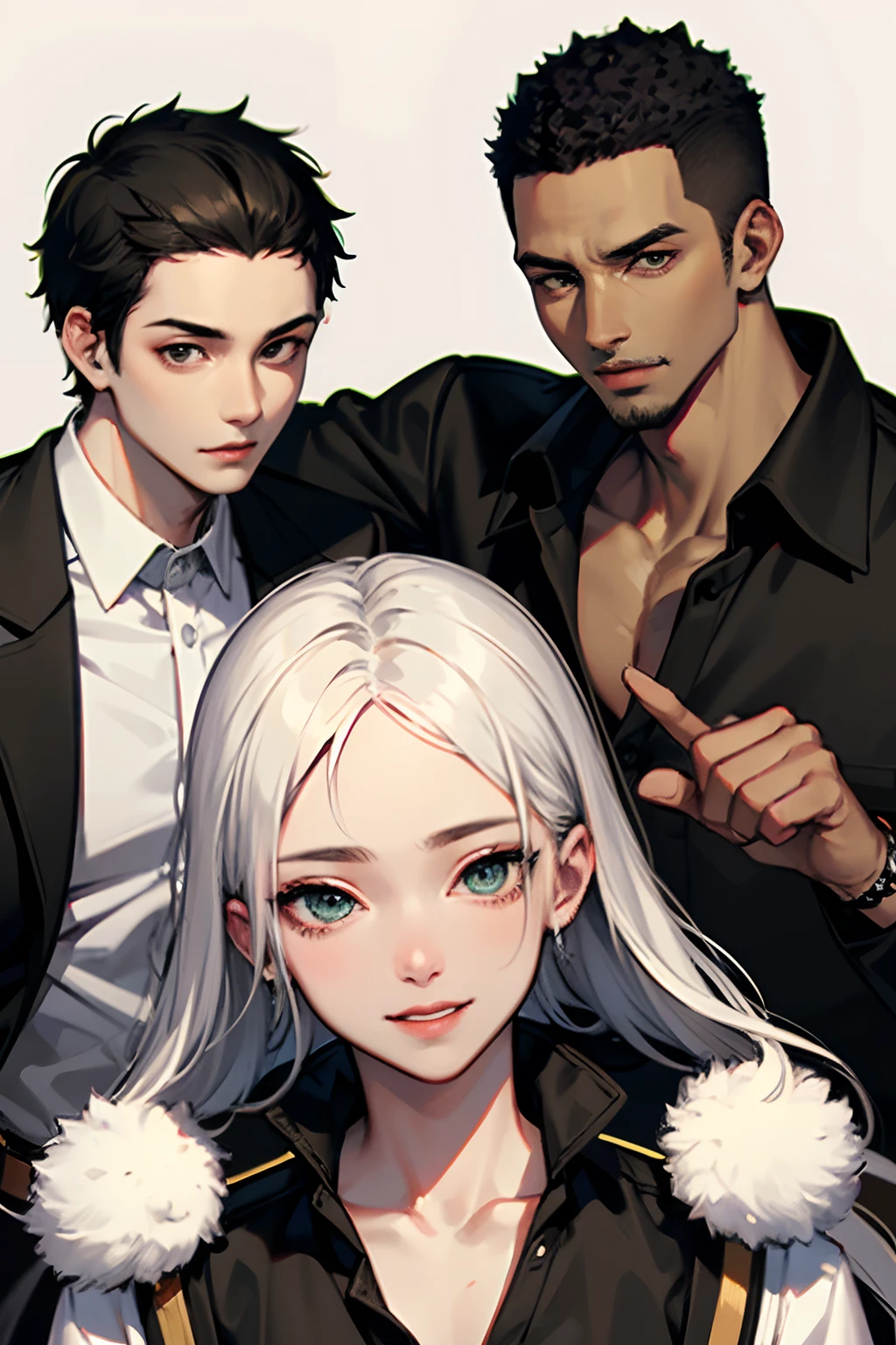 black young man short hair, man, smile, ?????, white shirt, black hair, estiloso, young, black man, zoro hairstyle, black hair
