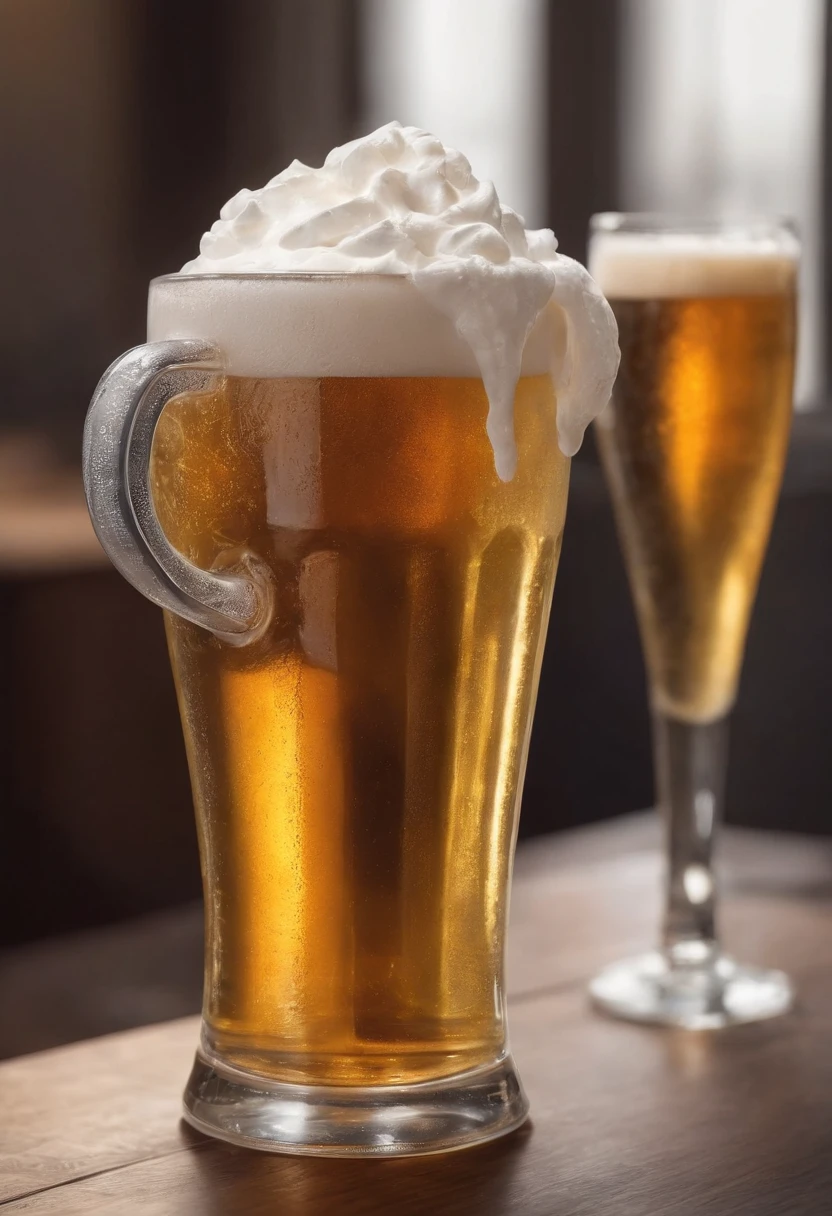 (Beer in a clear bucket), restaurant, (sharp-focus: 1.2), photo (American Apartment),  in a Parisian coffee shop, (Beautiful reflections: 1.1), Detailed pleats, Delicious testicles, (hard: 1.2), (Moderate lighting,,,: 1.2), Depth of field, bokeh, 4k, HDR. Cover photo, ((skin with fine spots and wrinkles), (moody lighting: 1.2)