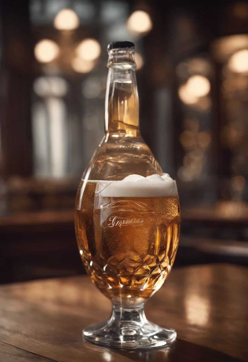 (Beer in a crystal slipper), restaurant, (sharp-focus: 1.2), photo (American Apartment), in a Parisian coffee shop, (Beautiful reflections: 1.1), Detailed pleats, Delicious testicles, (hard: 1.2), (Moderate lighting: 1.2), Depth of field, bokeh, 4k, HDR. Cover photo, ((skin with fine spots and wrinkles), (moody lighting: 1.2)