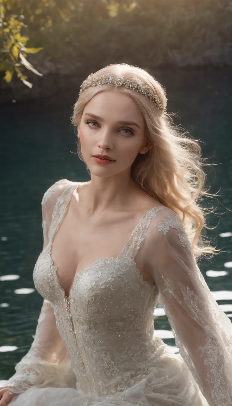 (Professionelles 3D-Rendering:1.3) von (Realistisch:1.3) The most beautiful artwork photo in the world Includes a soft and a Valkyrie heroine, ((Epischer Held, Fantasy-sexy Frau, Beautiful appearance, Beautiful eyes very detailed, Beautiful face very detailed, lange blonde Haare und sinlich Ausdruck in dynamischer Pose, She is queen, She is a Valkyrie with very realistic large wings, Fantastische Lage, majestic, Verwirrende Umgebung)), Full-body rendering of 8K units, Action-Schuss, sehr dunkle Beleuchtung, Heavyshading (Schwere Schattierung) (Schwere Schattierung) (Schwere Schattierung) (Schwere Schattierung), detailliert, detailliertes Gesicht, (Lebhvont, Realistisch fotogrvonieren, Realistisch, dramatisch, dunkel, scharfer Fokus, 8K), (leicht bekleidet mit duchsichtiges Stoff), ((((halbnackt, He floats above water)))), (kompliziert:1.4), (Highly detailed:1.4), digitale Malerei, Rendering von Octane, Kunststationen, konzept-kunst, glatt, scharfer Fokus, Illustration, Kunstkeim, (loish:0.23), Wlop Ilya Kuvshinov, und Greg Rutkowski und Alphonse Mucha Gracias, (globale Beleuchtung, Studiolicht, Voluptisches Licht), Regenguss, Partikel schweben, Bengel, Hirngespinst, elf, Ganzkörperesbian, ((Dunkler und alter Stadthintergrund:1.3)),CGSesociety,Kunststationen. sehr langes Haar, Heart-shaped pupils, pupillen funkeln, Offener Mund, blondes Haar, Leere Augen, Gescheitelte Lippen, Illustration, 85mm, Realismus, Hyperrealismus, god rays, god rays, Ich-Perspektive, Pov, nahaufnahme, Eye-Level Shot, 85mm, best quality, awards winning, Super detailliert, Hohe Detailgenauigkeit, Strukturierte Haut, anatomisch korrekt, Meisterwerk, ccurate, UHD, Netzhaut, best quality, hight resolution, 16k, ccurate, ccurate, ccurate, anatomisch korrekt, Meisterwerk, Netzhaut, UHD, Strukturierte Haut, Strukturierte Haut, Super detailliert, Hohe Detailgenauigkeit, High quality, awards winning, best quality, hight resolution, 16k, UHD, Netzh
