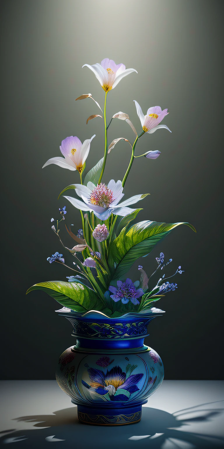 best quality, realistic, photorealistic,  ultra detailed, "Mountain of Flower and Fruit+Fairy+Chinese Architecture" highly detailed carving on "southern ice" porcelain,Ultra wide angle,Accent Lighting,Volumetric Lighting,backlighting, (detailed light),((an extremely delicate and beautiful)),dramatic_shadow,ray_tracing,hdr