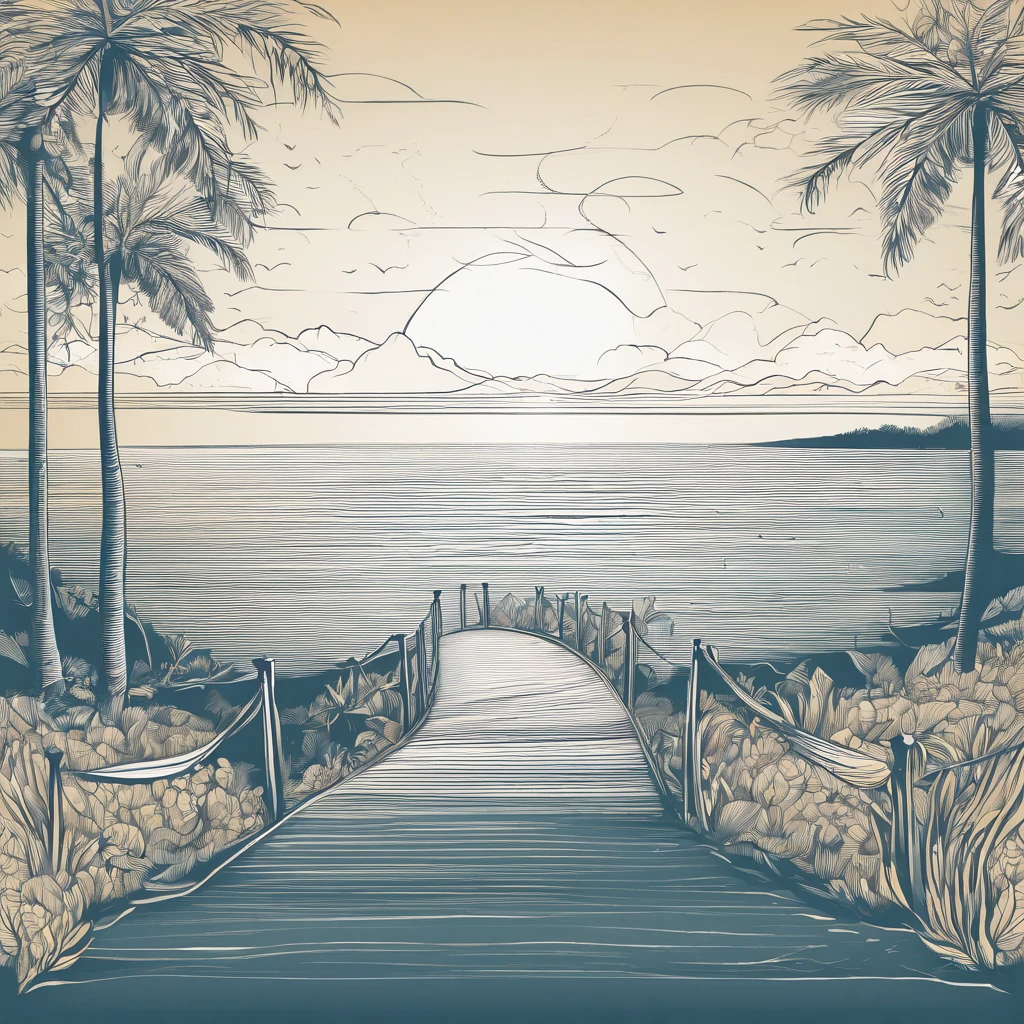 "Imagine uma pintura digital que retrata a cena descrita no verso: 'Uma estrada sinuosa que representa a jornada da vida, com uma luz brilhante no horizonte.The road winds through a coastal setting, and the light on the horizon is reflected gently in the seawater. The colors are soft and quiet, conveying a sense of hope and peace. Create this scene in a unique artistic style that evokes a sense of serenity and exploration."