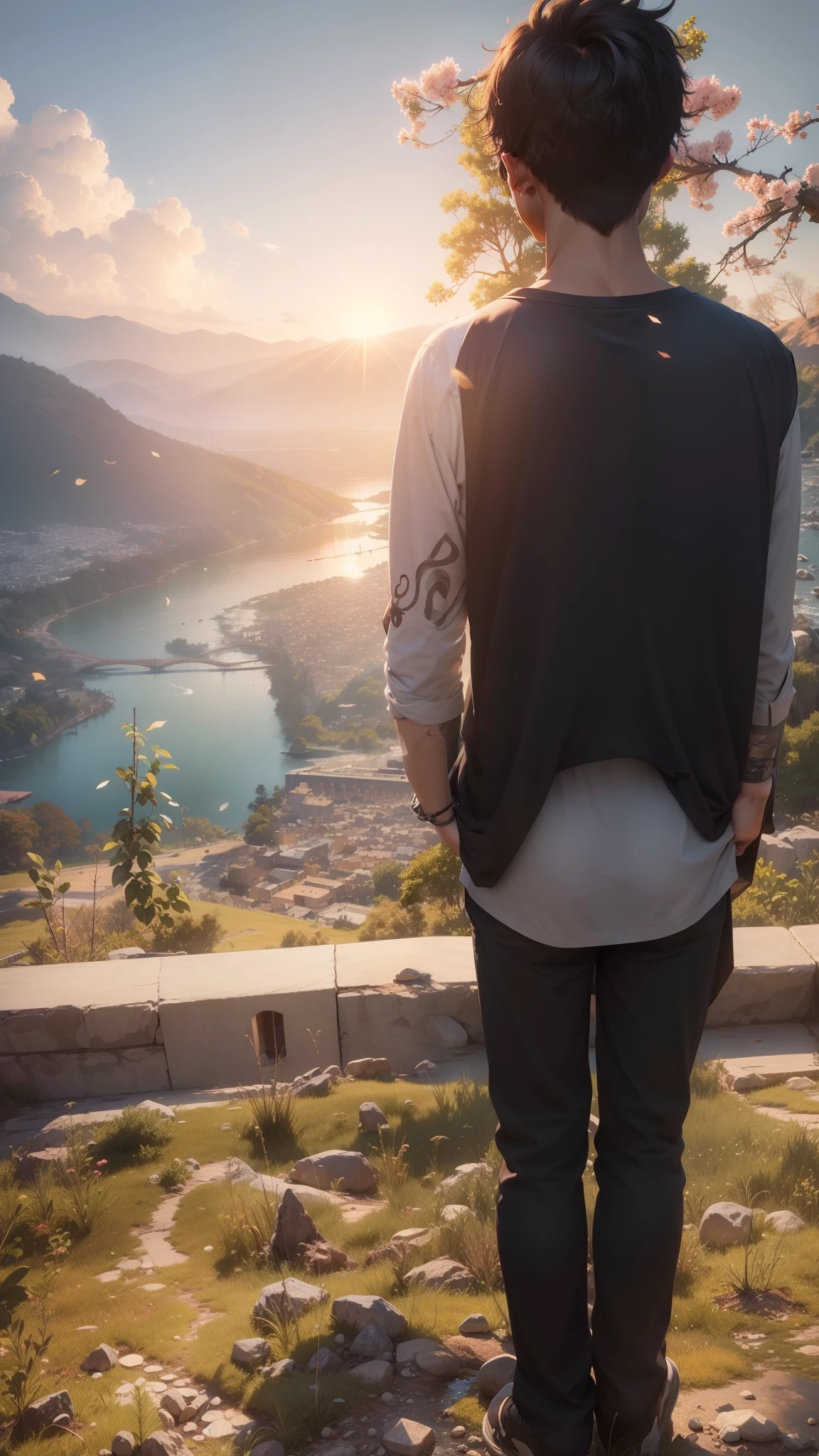 Change Accurate anime background ((best quality)), ((masterpiece)), (detailed) realistic face, 8k, ultra realistic