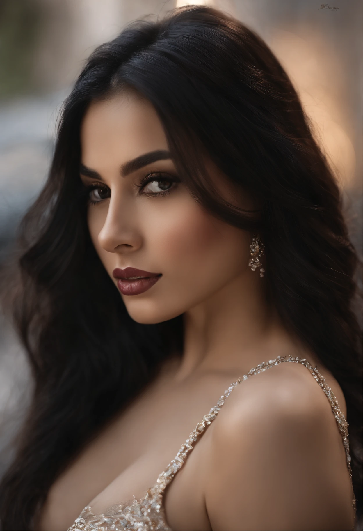 best quality,4k,highres,masterpiece:1.2,ultra-detailed,realistic,beautiful women,girl,nice car,glamorous model,shining eyes,full lips,attractive appearance,stylish outfit,sleek black sports car,glistening paint,reflective surfaces,curvaceous body,sunlight illuminating,captivating smile,flawless skin,perfect makeup,long flowing hair,graceful pose,elegant atmosphere,vivid colors,professional photography,studio lighting,bokeh
