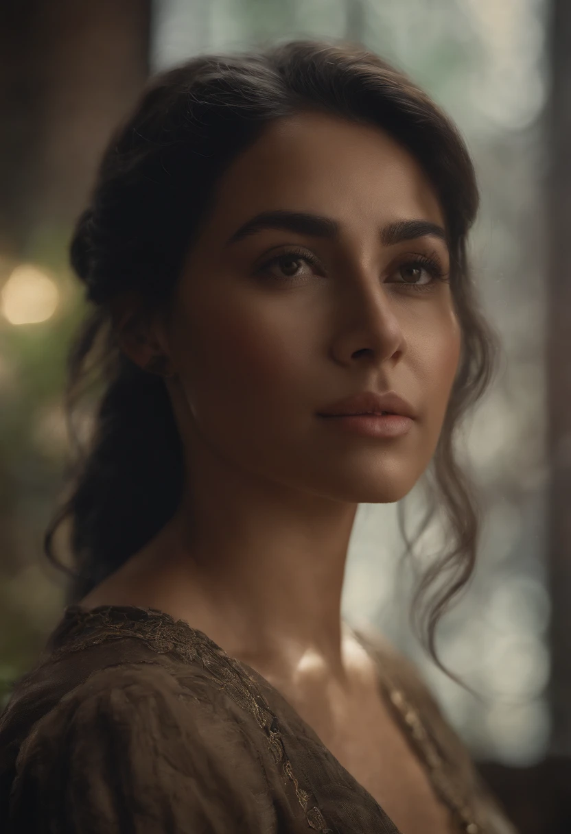 Ebano Woman, Light Theme, 4k, High Quality, High Details, RPG-style MMO, Guweiz-style Artwork, Artgerm JSCOctane, Intricate Hyperrealistic Detail, Cinematic, 8k Resolution, 70mm, Accent Lighting , Global Illumination, lighting night in the background, intricate. definition of blockbuster, cinematic, 8k resolution photo realistic masterpiece:
