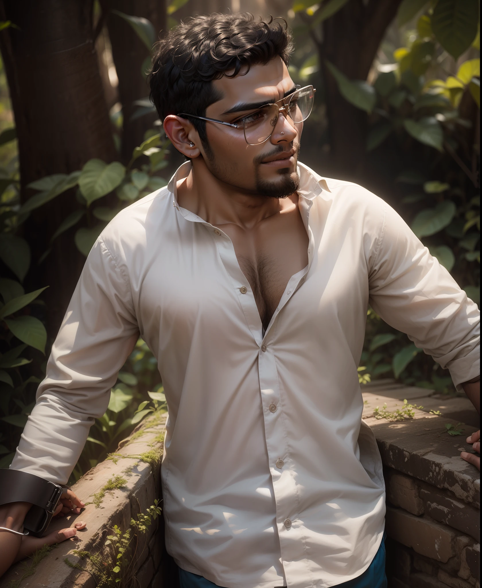 Realistic portrait image, muscles, realistic, do not change my face,20 year old indian man