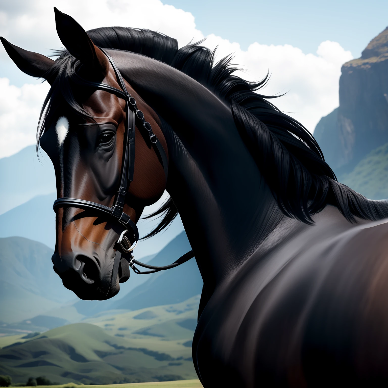 Cavalo do filme corcel negro