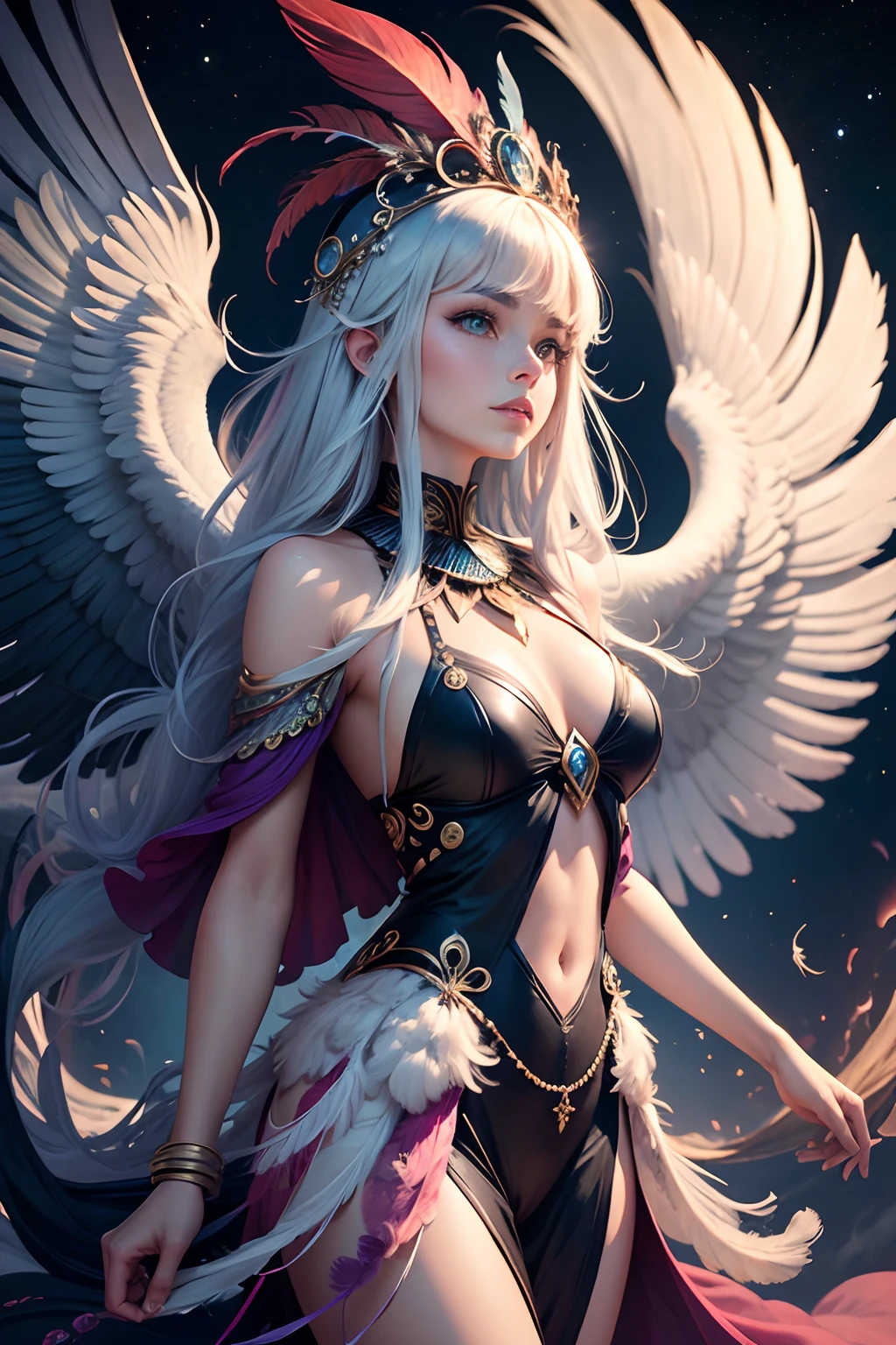 feathery otherworldly cosmic