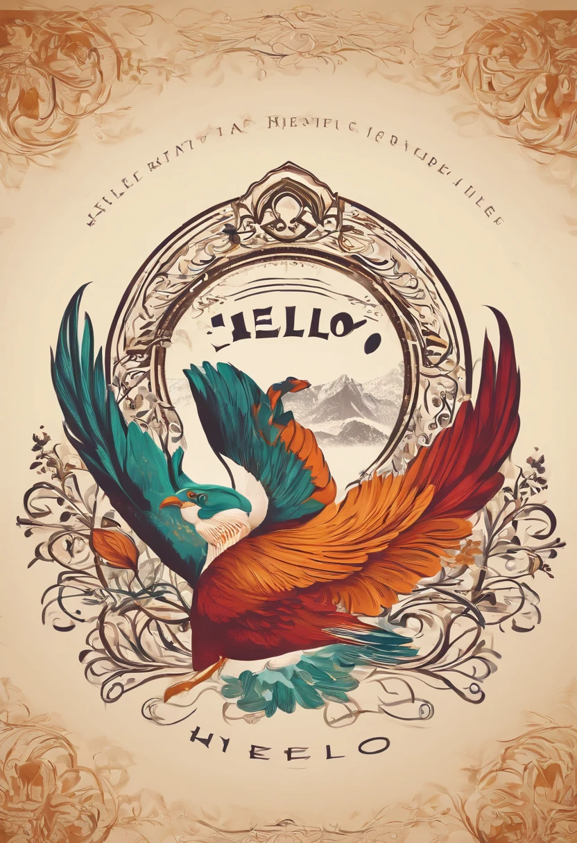 Create a logo that says "Hello"