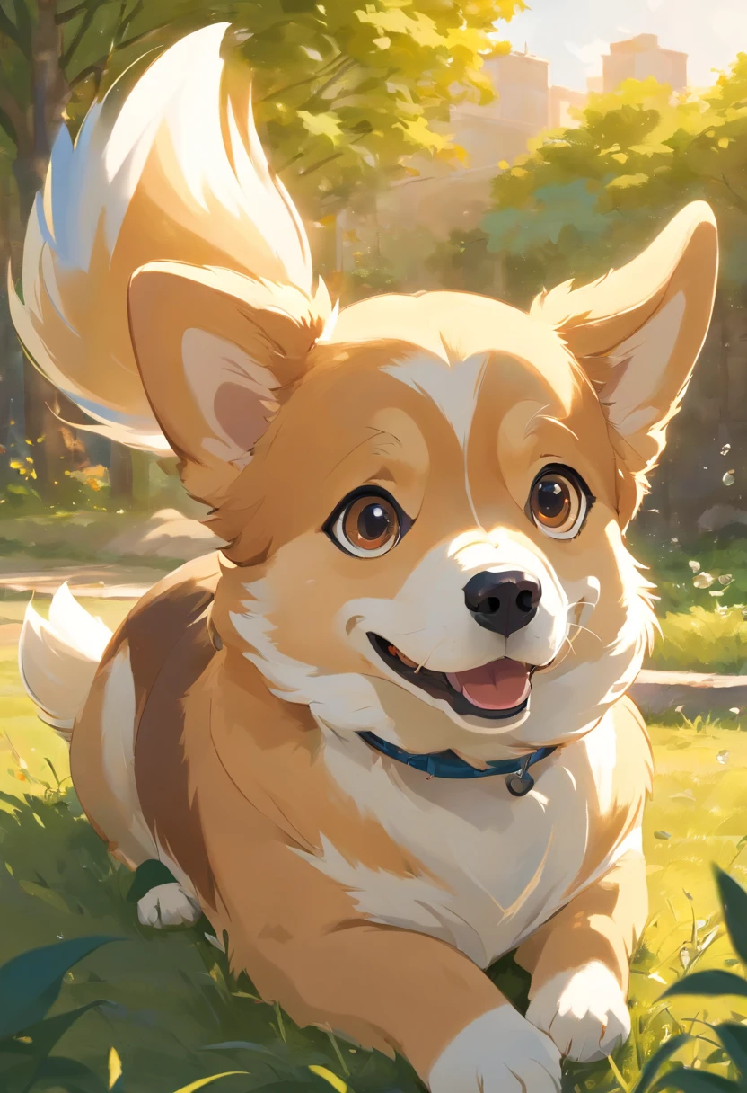 "Generate an ultra-high definition image capturing a pembroke Welsh corgi in a chic, Classic dog pose. Use advanced macro photography techniques to highlight the intricate details of the dog's coat, standing ears, e olhos expressivos e lingua parcialmente para fora. Place the camera at the dog's eye level, creating an intimate connection between the viewer and the canine subject. Implemente uma ampla abertura para profundidade de campo rasa, Permita que o cachorro se destaque nitidamente contra um fundo suavemente desfocado. Improve lighting to emphasize the textures and contours of the dog's body, Uso de Soft, Fuzzy lighting to remove harsh shadows and create a, ambiente aconchegante. Capture the dog in a relaxed position, mas equilibrada, showing your flexibility and elegance. Experimente capturar o momento durante o movimento natural, como alongamento ou tosa, to convey a sense of authenticity. Implement post-processing techniques to refine image clarity, contraste, and color balance, garantindo que todos os aspectos, from the dog's intricate patterns to its intense gaze, Renderiza em detalhes impressionantes. Enfim, Convey the serene beauty and innate grace of the Welsh dog corgi pembroke, Capture a fleeting moment that celebrates the unique essence of canine curiosity and balance."