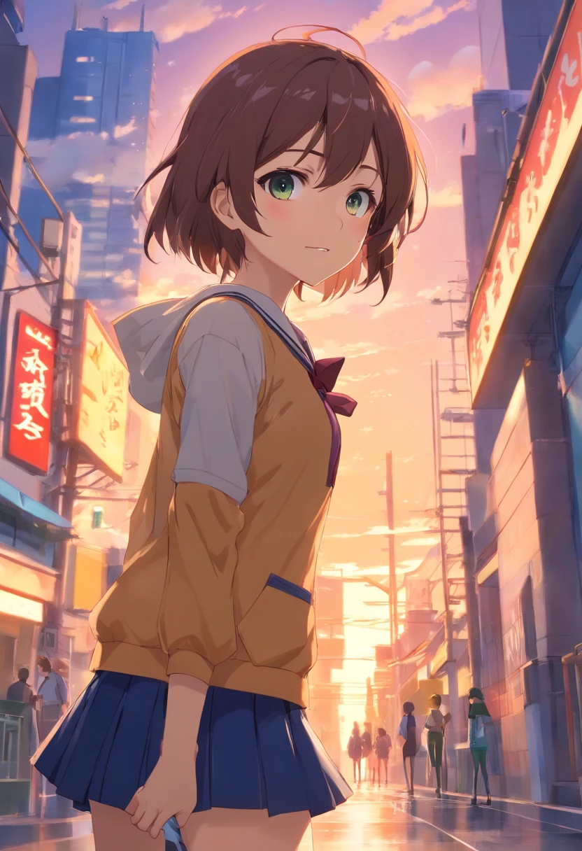 Menina do anime no uniforme da escola com gravata amarela, Como um personagem de anime, Rei Hiroe, Menina de anime chamada Lucy, Anime visual de uma garota fofa, Melhor Garota de Anime, Nagatoro, ( ( ( Yoh Yoshinari ) ) ), Personagem de anime feminino, Personagem de anime, Uma garota de anime, Sayori, Chiho, Wataru Kajikam totalmente