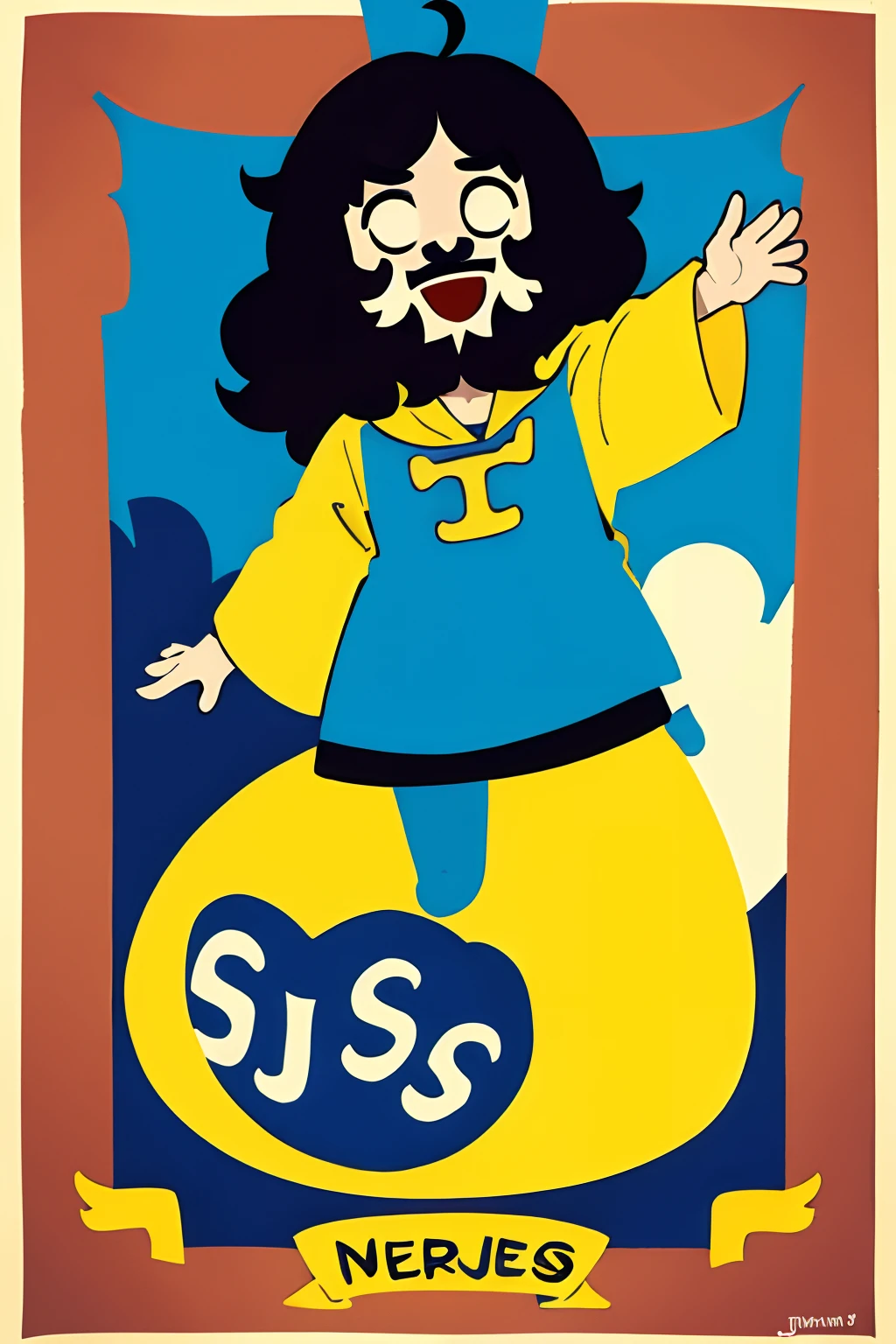 Jesus on a yellow submarine