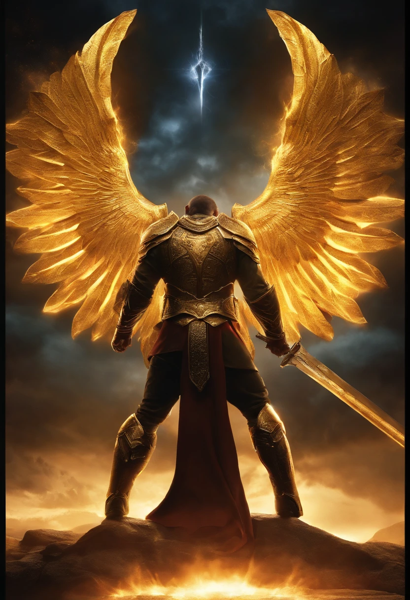 (best quality,4k,8k,highres,masterpiece:1.2),ultra-detailed,realistic,photorealistic:1.37,espada,(golden thunder:1.1),(lightning:1.1),stone-encased, dramatic, enchanted, mysterious, powerful, lightning storm, ancient, magical aura, vibrant colors, dynamic composition, ethereal glow, detailed clouds, epic battle scene, mythical sword, monumental structure, mystical energy, ancient prophecy,
Explanation:
- "espada" (sword) is the main subject of the image. It represents power, strength, and a sense of danger.
- "presa em uma pedra" (encased in a stone) adds a mysterious and magical element to the prompt, implying that the sword is bound or protected.
- "golden thunder" (golden thunder) and "lightning" emphasize the electrifying and dramatic atmosphere of the scene. The golden thunder suggests a divine or celestial element.
- "best quality, 4k, 8k, highres, masterpiece:1.2" indicates that the image should be of the highest quality, with rich details and fine resolution.
- "ultra-detailed" and "realistic, photorealistic:1.37" specify that the image should be highly detailed and realistic, with a touch of photorealism.
- "dramatic," "enchanted," and "mysterious" convey the atmosphere and mood of the scene, creating a sense of suspense and awe.
- "powerful," "ancient," and "mythical" emphasize the significance and history of the sword, suggesting that it holds great power or has a legendary background.
- "magical aura," "vibrant colors," and "ethereal glow" describe the magical and enchanting aspects of the image, adding to its mystical appeal.
- "detailed clouds" refers to the atmospheric elements, suggesting a stormy and ominous environment.
- "epic battle scene," "monumental structure," and "mystical energy" provide additional context to the image, indicating a grand and extraordinary setting.
- "ancient prophecy" hints at a hidden or unknown backstory, adding depth and intrigue to the prompt.