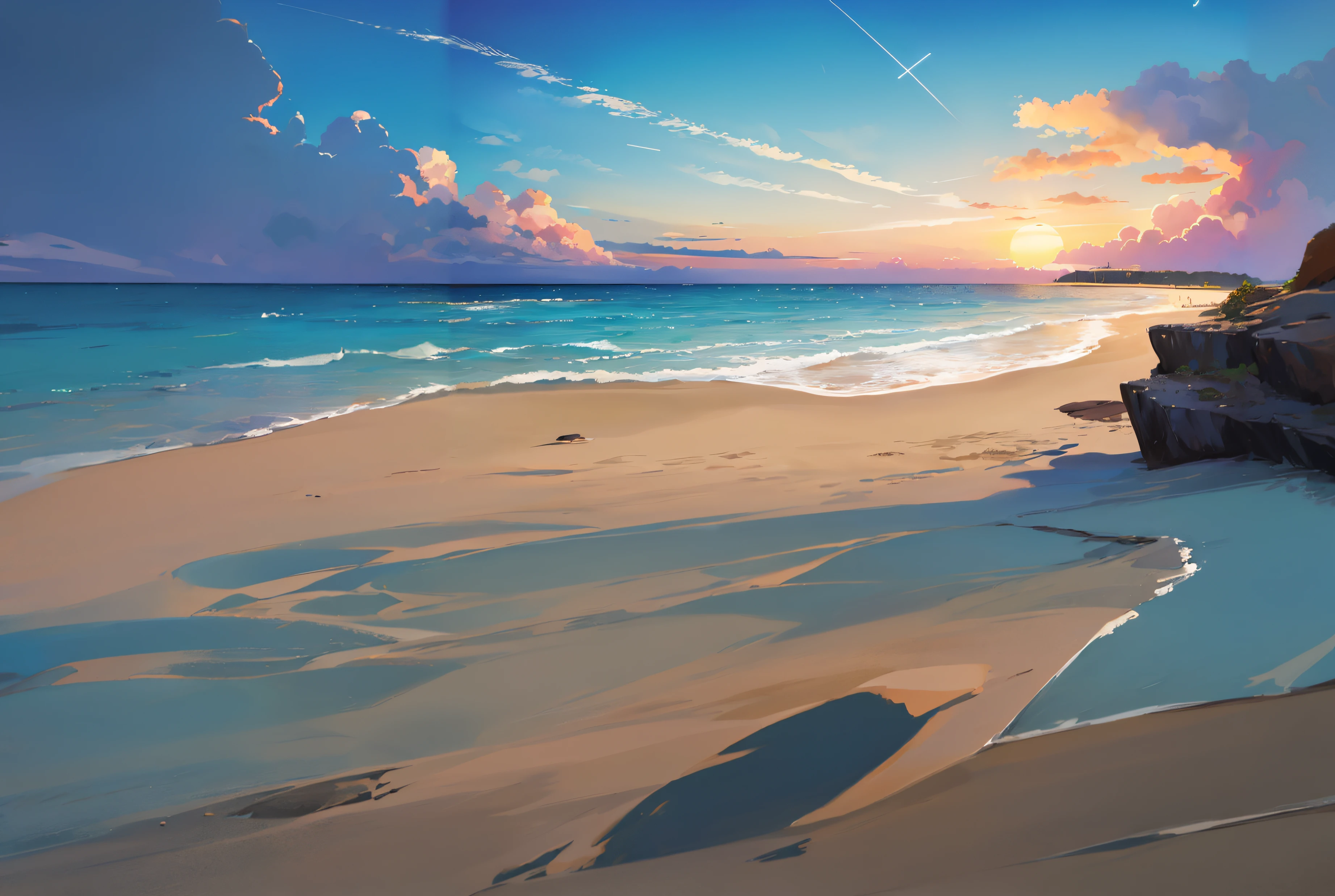 add more sea water and sand