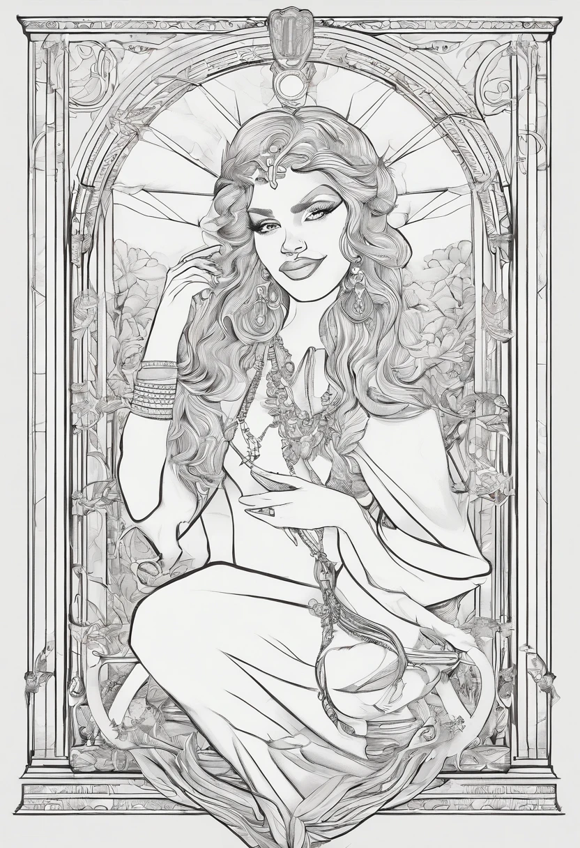 portrait of a hourglass shaped elf with (long white hair behind ear, straight bangs), (necklace, earrings), (glowing eyes, green eyes), (seductive smile:1.3), eye contact, (black embroidered lingerie), cleavage, close to a window, sitting on a chair crossed-leg, bedroom, (morning), god rays, ray tracing, best quality, 16k, masterpiece