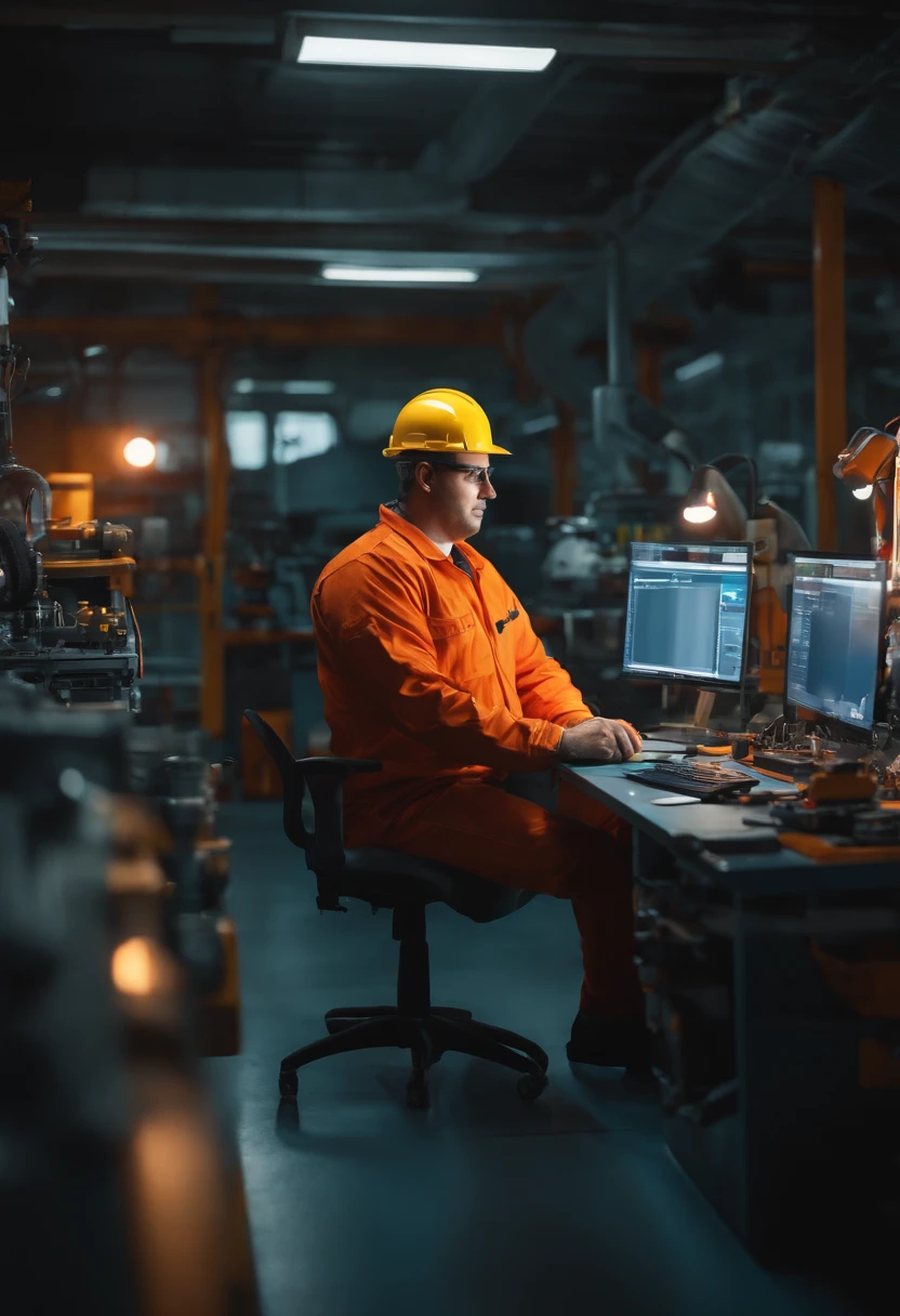 Create avatar of a technician in work safety