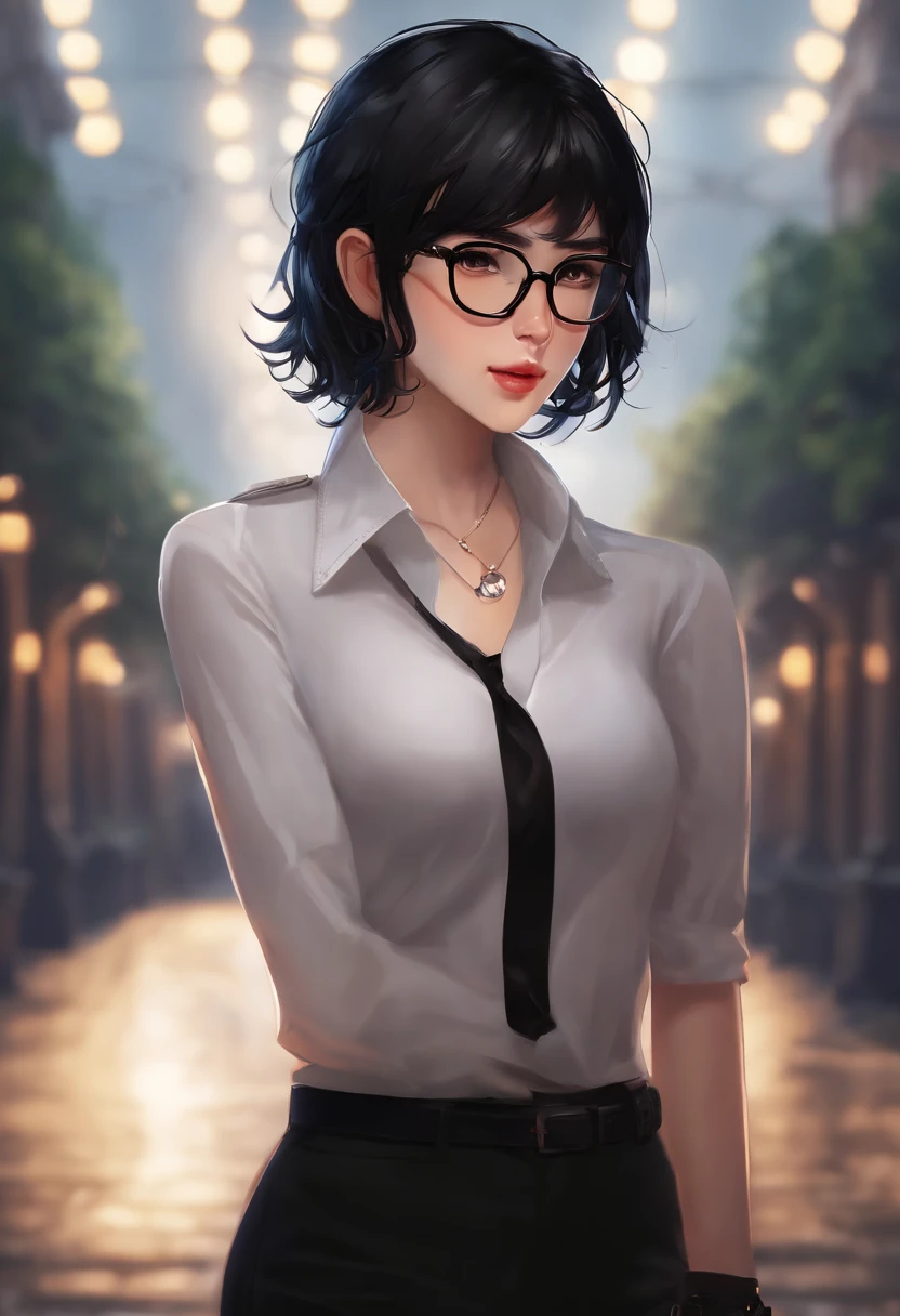 ntrman, masterpiece, cinematic lights, deep shadows, black hair, glasses, short hair, short shirt, plump, wet body, close up, details