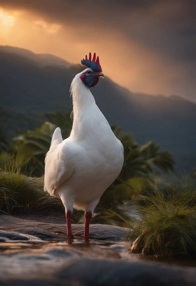 Galo grande e gostoso 4K Ultrarealistic