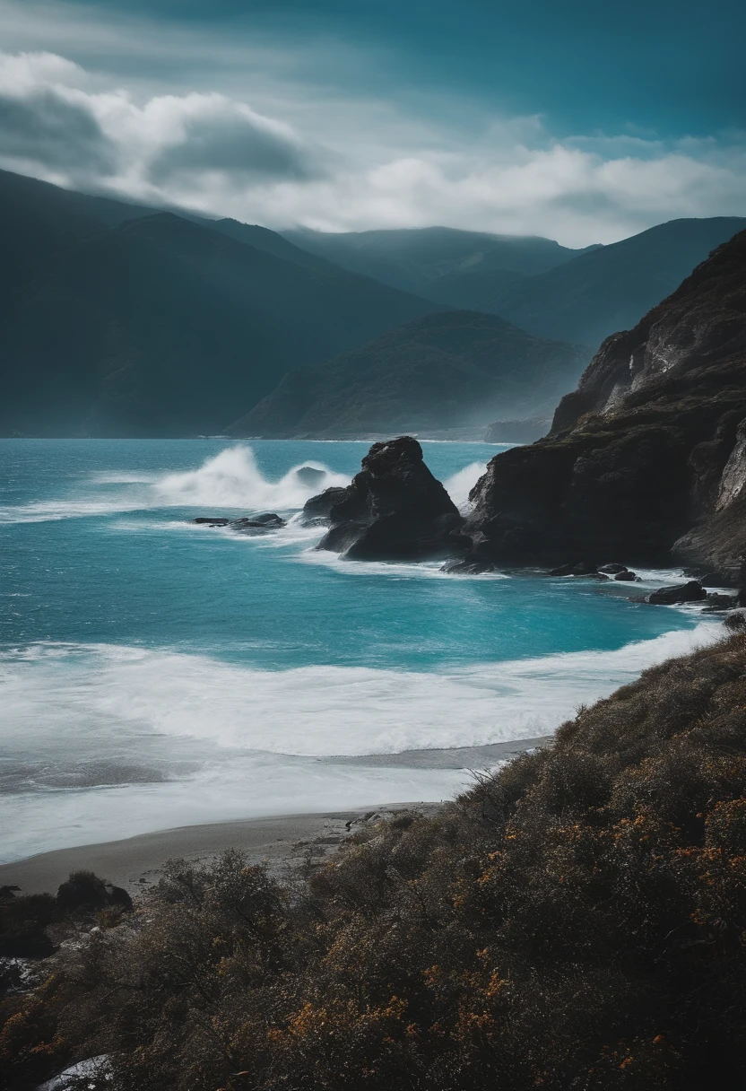 criar um background com tons de azul, branco