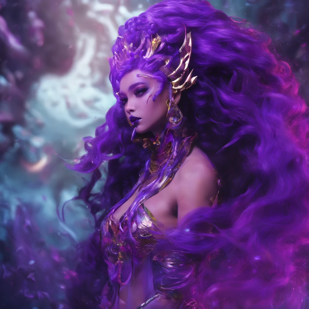 Agate glass texture 32K(tmasterpiece,k hd,hyper HD,32K)Long flowing bright purple hair,Autumn Pond,zydink, a color, Asian people (Kizi), (Red scarf), Combat posture, looking at the ground, long whitr hair, Floating bright purple, Fire cloud pattern gold tiara, Chinese long-sleeved gold silk garment, (abstract ink splash:1.2), white backgrounid,Lotus protector(realisticlying:1.4),Bright purple hair,Smoke on the road,The background is pure, A high resolution, the detail, RAW photogr, Sharp Re, Nikon D850 Film Stock Photo by Jefferies Lee 4 Kodak Portra 400 Camera F1.6 shots, Rich colors, ultra-realistic vivid textures, Dramatic lighting, Unreal Engine Art Station Trend, cinestir 800,Long flowing bright purple hair