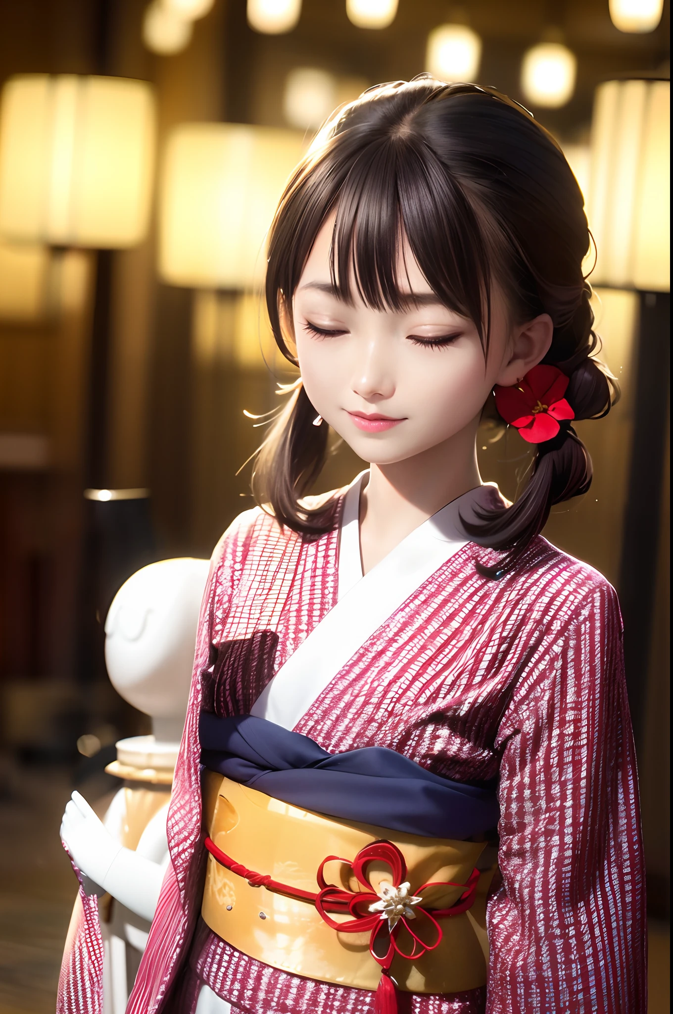 Eyes closed