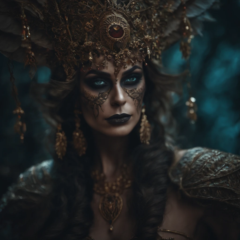 (extremely detailed 8k wallpaper),a medium shot photo of a fearful necromancer, Intricate, High Detail, dramatic