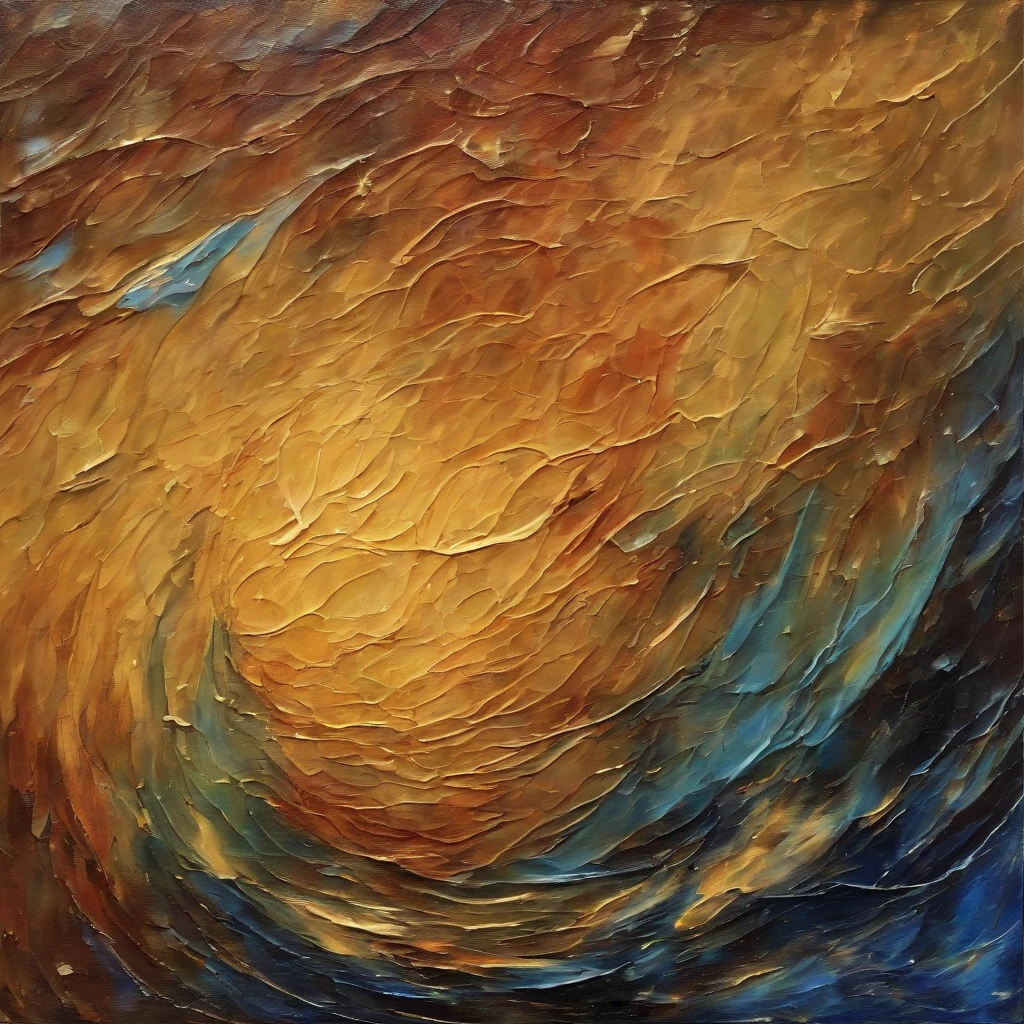 Coarse brushstrokes and wet paint,Fibonacci,the golden ratio,Melted wax,Visible brush strokes,3D mosaic wireframe,neurons,colours,oil on the canvas,Thick brushstrokes,insanely details,8K UHD,ultra-realistic realism,Van Gogh Starry Sky