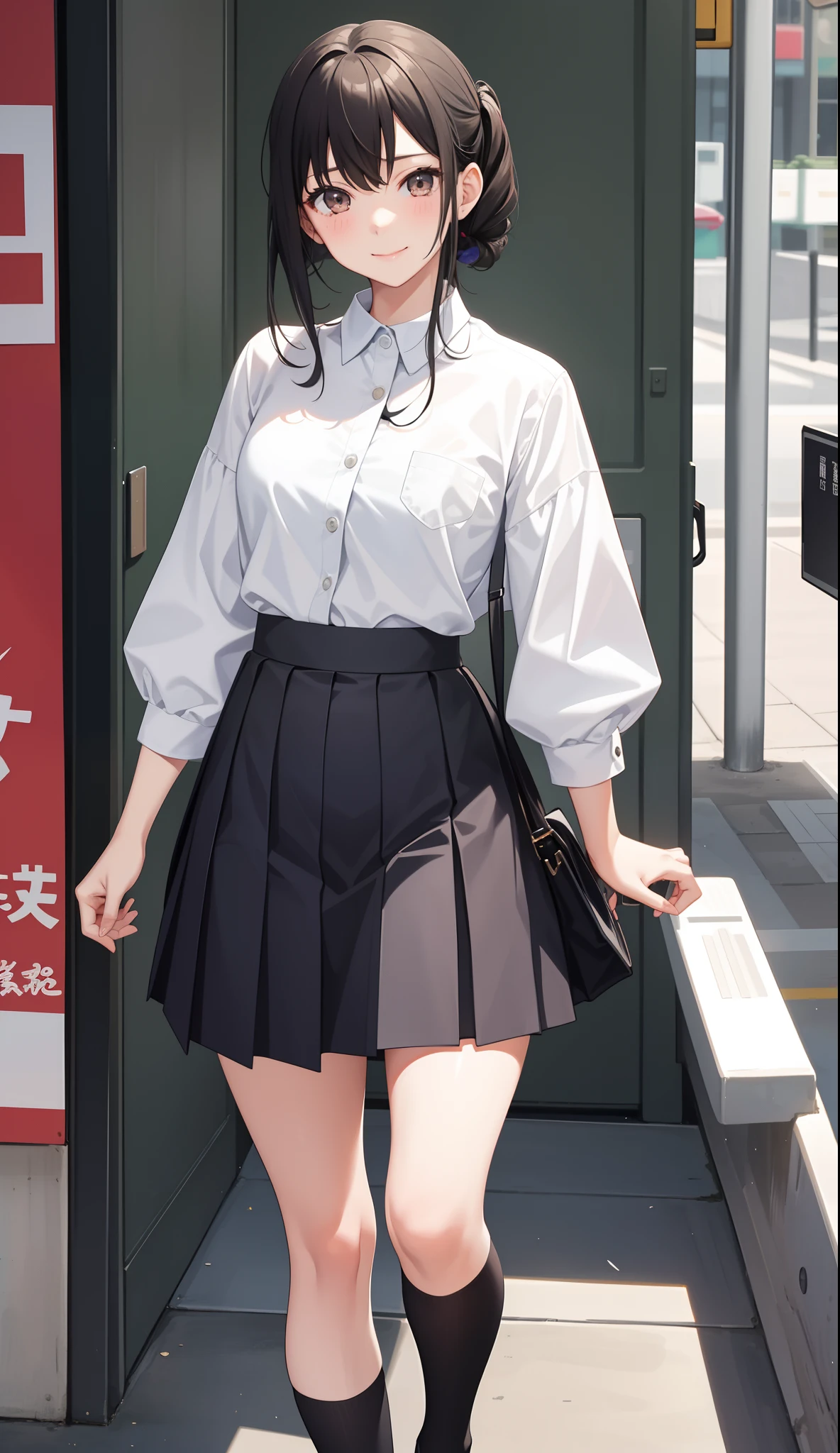 1ung girls, japanes,15extremely detailed beautiful face), Smile happily, (Best Quality:1.4), (Ultra-detailed), (extremely detailed CG unified 8k wallpaper), Highly detailed, High-definition raw color photos, Professional Photography, Realistic portrait, Cinematic Light, ((Esmanium)), Bangs, (Japan High School Uniforms, Pleated mini-skirt:1.0), Smile, ((grass field, Flower Garden)), (a lot of wildflowers:1.9), (View from below:1.4),(Wind from bottom to top:1.1),Skirt spreading in the wind、Hair swaying in the wind、Light blue panty