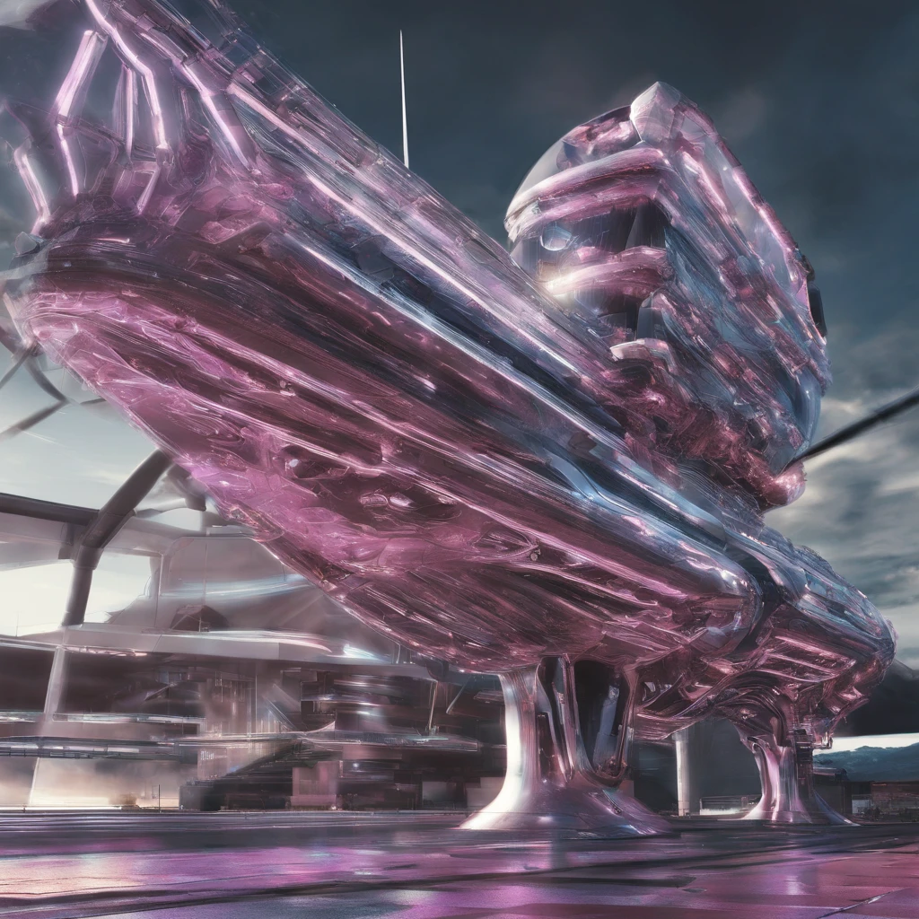 Harley's Comet Future Urban Home,Golden Pearl Nautilus Space Station 1:100 miniatures,equidistance,Pure transparency,Architectural design style,High purity shades,Pink halo,dingdall effect,Light and shadow intensification,Ice is permeable to gas,Detail portrayal,Soft light and shadow,Medium ultra-wide angle,3D modeling,High degree of completion,detail-rich,The texture is delicate,Strong visual impact,hyper-detailing,A high resolution,high saturated,Ray traching,There is texture,crystal-clear,good detail,Good sense of perspective,Light and shadow effects,16K smooth,A high resolution,Surface reflected light