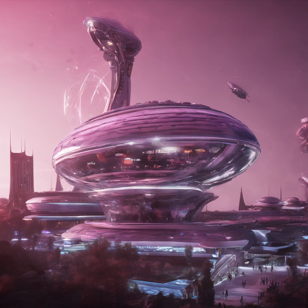 Halley's Comet Future City Home,Golden Pearl Nautilus space station No. 1:100 miniatures,equidistance,Gold filigree texture,Architectural design style,High purity shades,Pink halo,Dingdall effect,Light and shadow intensification,Ice is permeable to gas,Detail portrayal,Soft light and shadow,Medium ultra-wide angle,3D modeling,High degree of completion,detail-rich,The texture is delicate,Strong visual impact,Hyper-detailing,A high resolution,high saturated,Ray traching,There is texture,crystal-clear,good detail,Good sense of perspective,Light and shadow effects,16K smooth,A high resolution,Surface reflected light