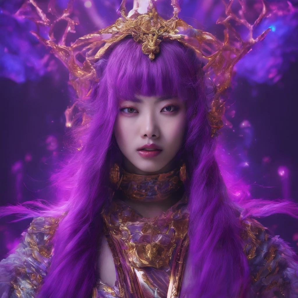 Snow red marble texture 32K(tmasterpiece,k hd,hyper HD,32K)Long flowing bright purple hair,Snow in winter,zydink, a color, Asian people (Kizi), (Cyan scarf), Combat posture, looking at the ground, long whitr hair, Floating bright purple, Fire cloud pattern gold tiara, Chinese long-sleeved gold silk garment, (Abstract snowflakes flying:1.2), white backgrounid,Lotus protector(realisticlying:1.4),Bright purple hair,Smoke on the road,The background is pure, A high resolution, the detail, RAW photogr, Sharp Re, Nikon D850 Film Stock Photo by Jefferies Lee 4 Kodak Portra 400 Camera F1.6 shots, Rich colors, ultra-realistic vivid textures, Dramatic lighting, Unreal Engine Art Station Trend, cinestir 800,Long flowing bright purple hair