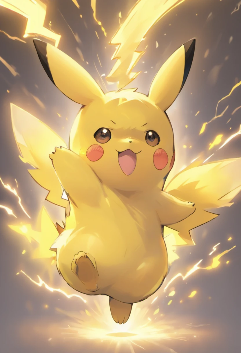 (best quality,4k,8k,highres,masterpiece:1.2),ultra-detailed,(realistic,photorealistic,photo-realistic:1.37),portraits,sharp focus,colored pencil,soft lighting,Pikachu,expressive eyes,cute pose,lightning bolts,cheeks,pikachu ears,vibrant colors,furry texture,dynamic movement,adorable expression,playful,electric sparks,with companions,energetic,energizing,electric yellow,playful tail,thunderbolt,electricity,smiling face,detailed,clear lines,cartoon-inspired,Japanese anime,charming,joyful.