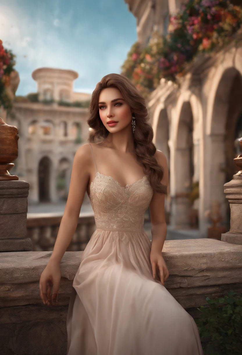 (Best quality, 8K, Masterpiece: 1.3), Clear focus: 1.2, Beauty: 1.4, Abs: 1.1, Brown hair, Aqua dress: 1.4, Outdoor activities at night: 1.1, City streets, Fine face and eyes, Double eyelids. Realistic lighting has been added, Pay attention to the adjustment ratio.