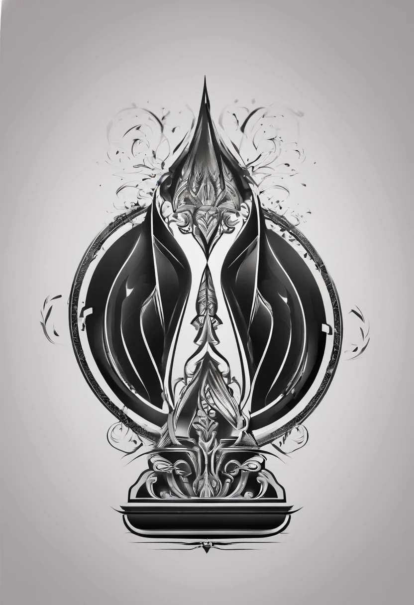 Logo design，ILM，，planar，2D，with black background，Minimalist style，vectorial，delicated，hyper HD