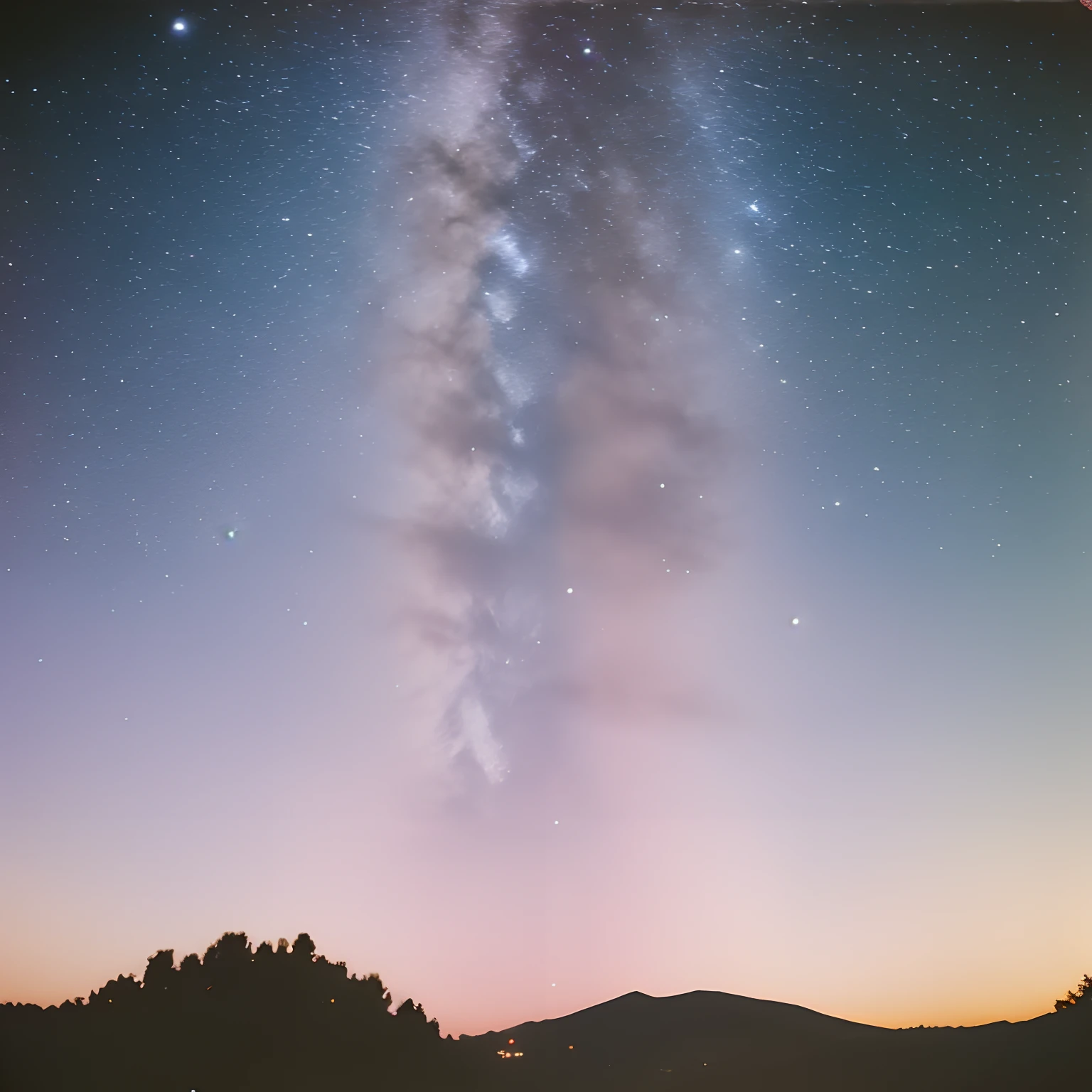 There is a long exposure of a sky with a very long star, la leche muy arriba, Light from the Milky Way, Cosmos sin fin en el fondo, Galaxia en el cielo, Arcuate Milky Way, milky way, The Milky Way in the sky, milky way, Spectacular Milky Way, The sky has the Milky Way, astrophotography, por Jakob Gauermann, por Sebastian Spreng