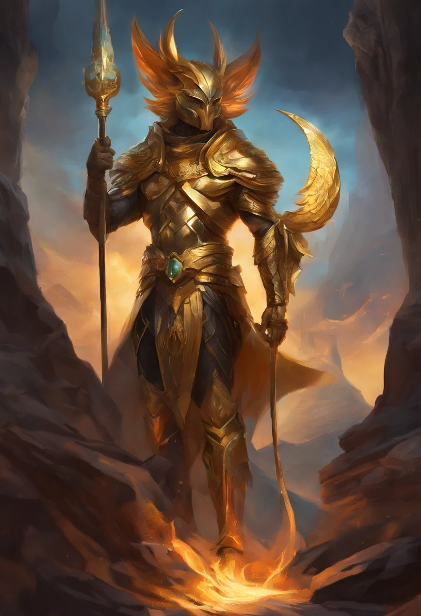 (high quality), photorealistic, (oil painting)
jewelry, (solo),
(dynamic pose), towards right, ((hell gate)), fire, hell landscape, (the underworld), (dark landscape),
anubis, egyptian jackal headed god, anthro, muscular, (holding golden scales), dynamic pose, cinematic, dramatic camera angle, golden armor:0.25, black & gold cape, (good anatomy), (good proportions), award winning, masterpiece, centered,