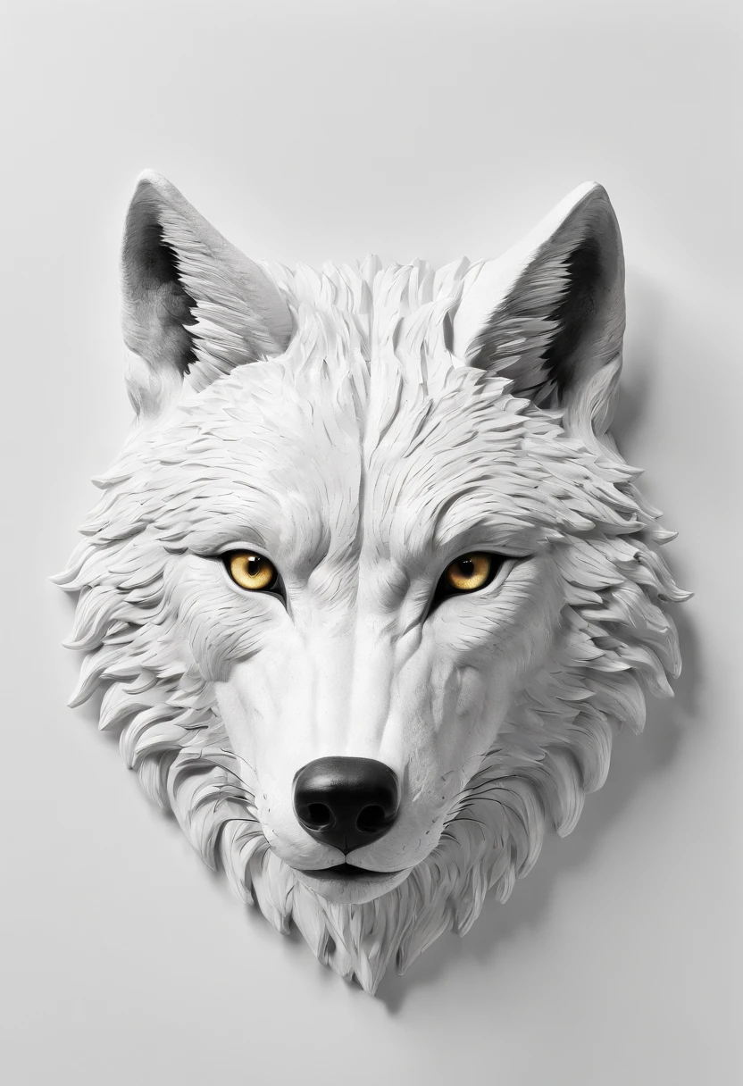 "(best quality,black and white,masterpiece:1.2),wolf,Yoji Shinkawa style,printed design,ultra-detailed"