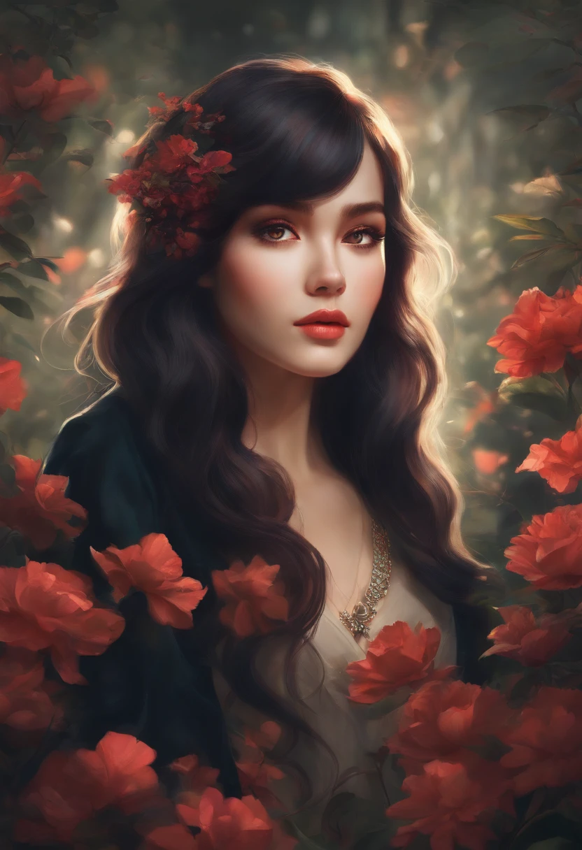 Beautiful two-dimensional girl