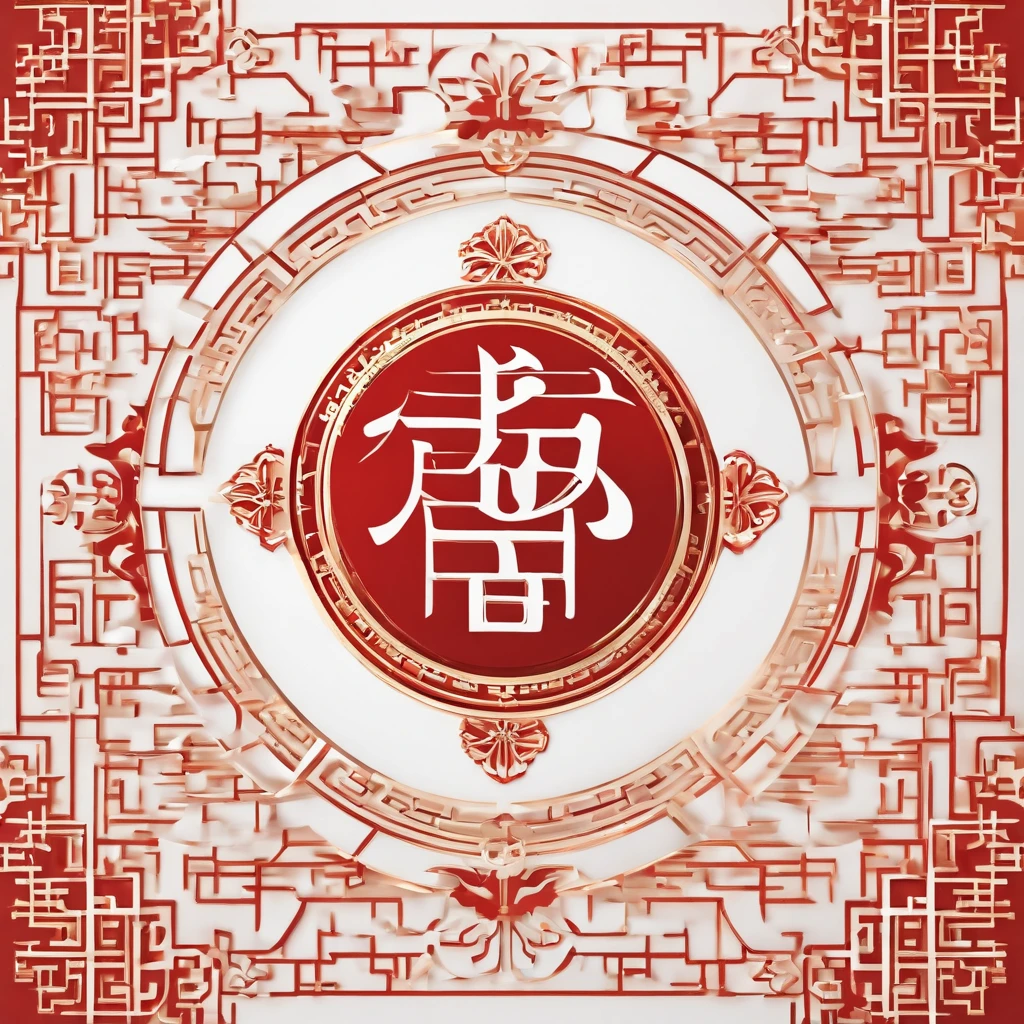 Baili Chinese character LOGO three-dimensional,High-end atmosphere