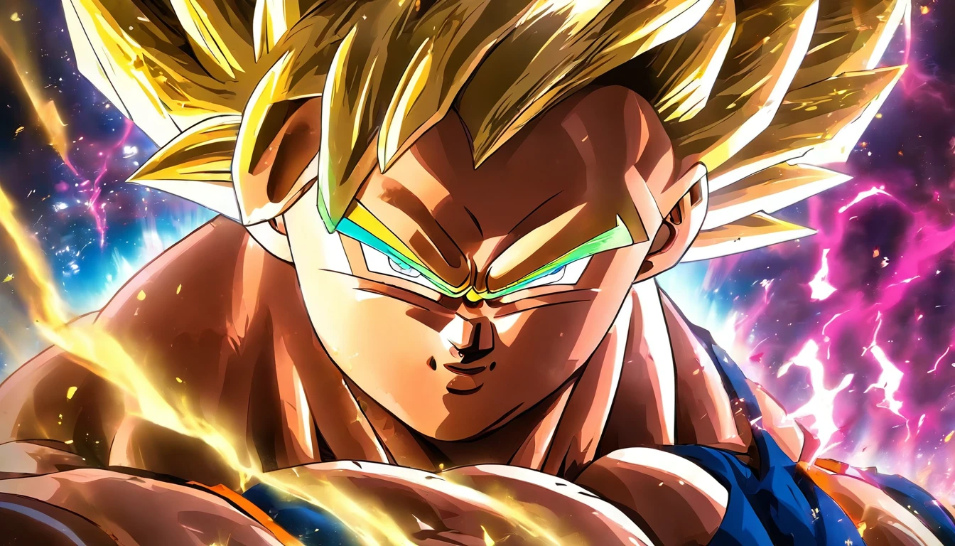 (Athletic theme, Escuro, Vibrando), majin boo de Dragon Ball Z, mais alto detalhado, olhos perfeitos, rosto perfeito, extremely high quality,by species, design piedoso