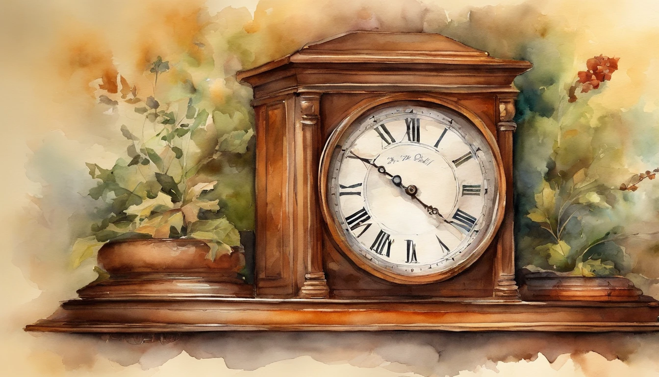 Big old table clock