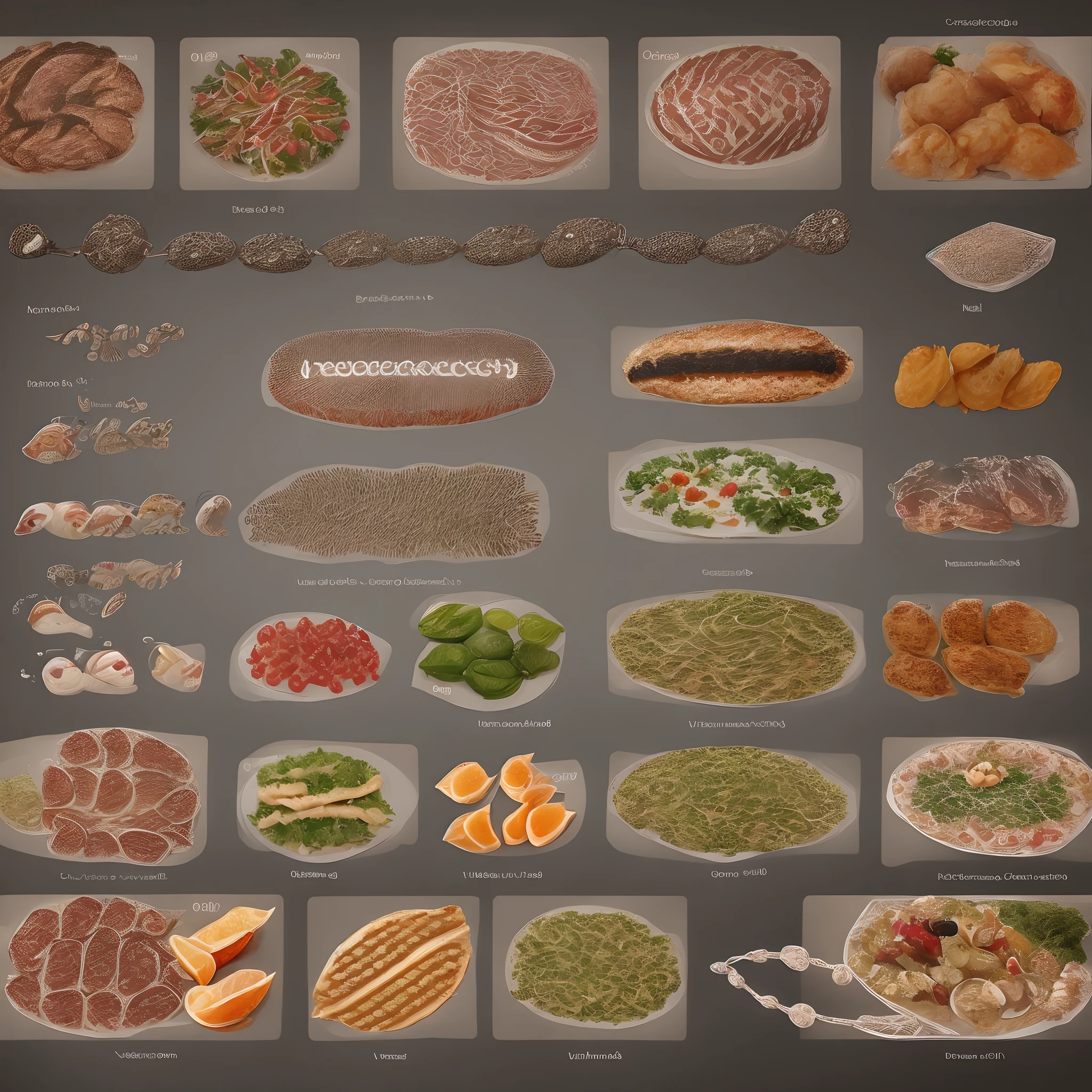 Food chain patterns of the body