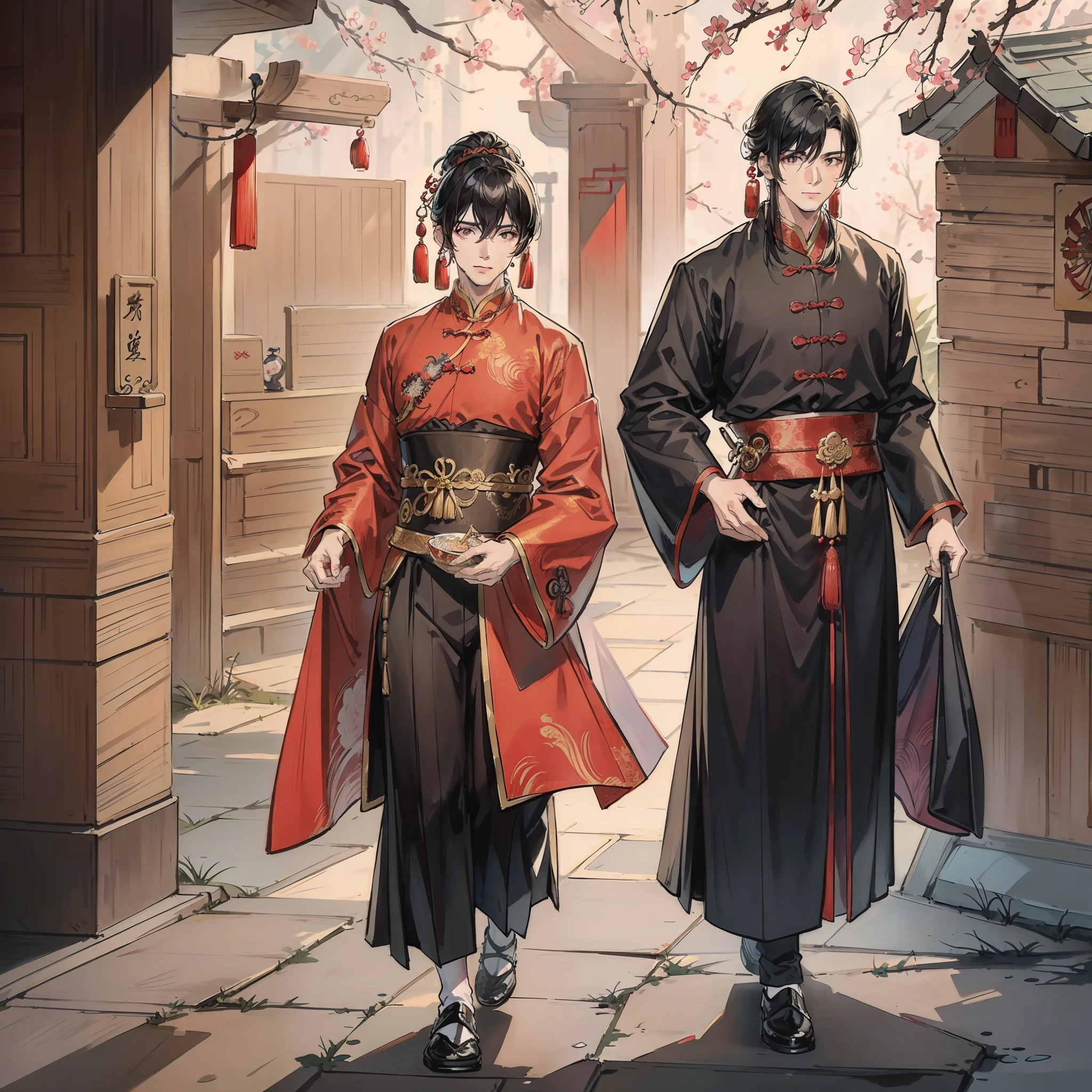 Handsome man,Chinese style clothes,Di Renjie,Chinese detective,Brocade Yiwei,Criminal investigators,Traditional Chinese costumes